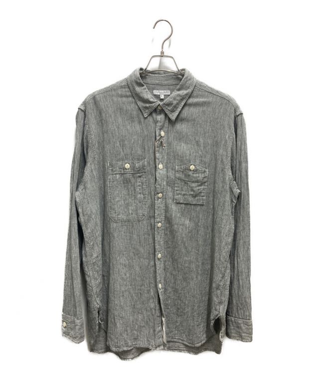 Engineered Garments (エンジニアードガーメンツ) WORK SHIRTS CL END ON END グレー サイズ:L