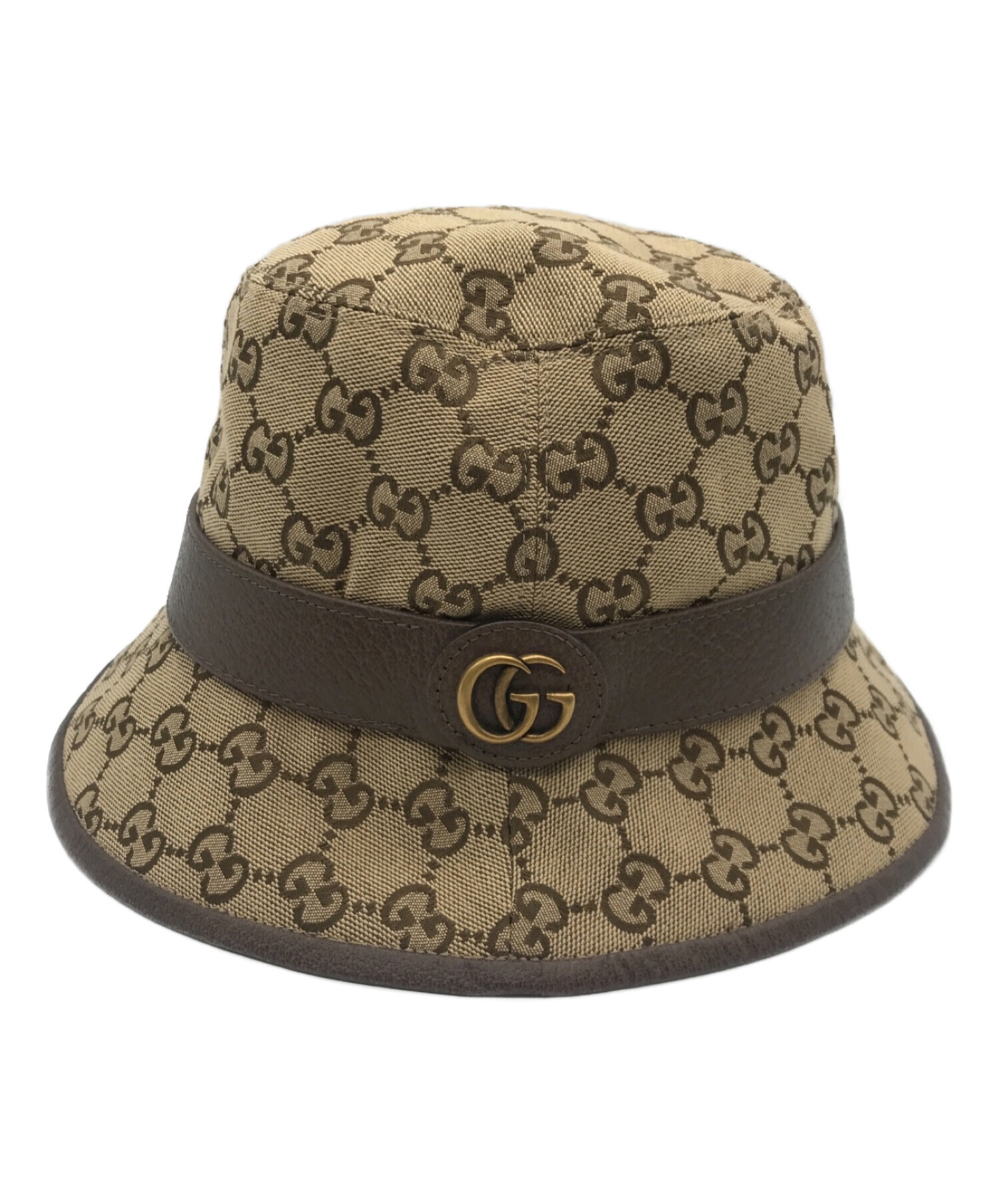 中古・古着通販】GUCCI (グッチ) GG キャンバス フェドラ ロゴ ハット