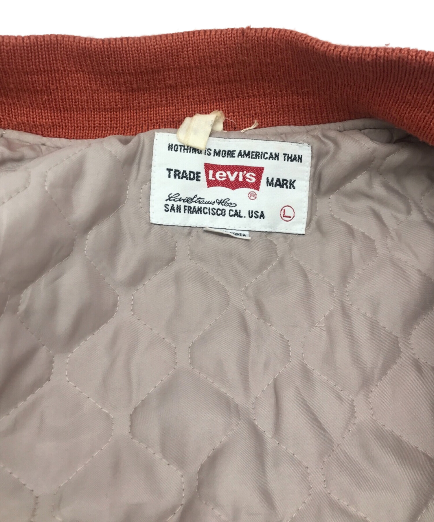 中古・古着通販】LEVI'S (リーバイス) 袖レザーウールスタジャン