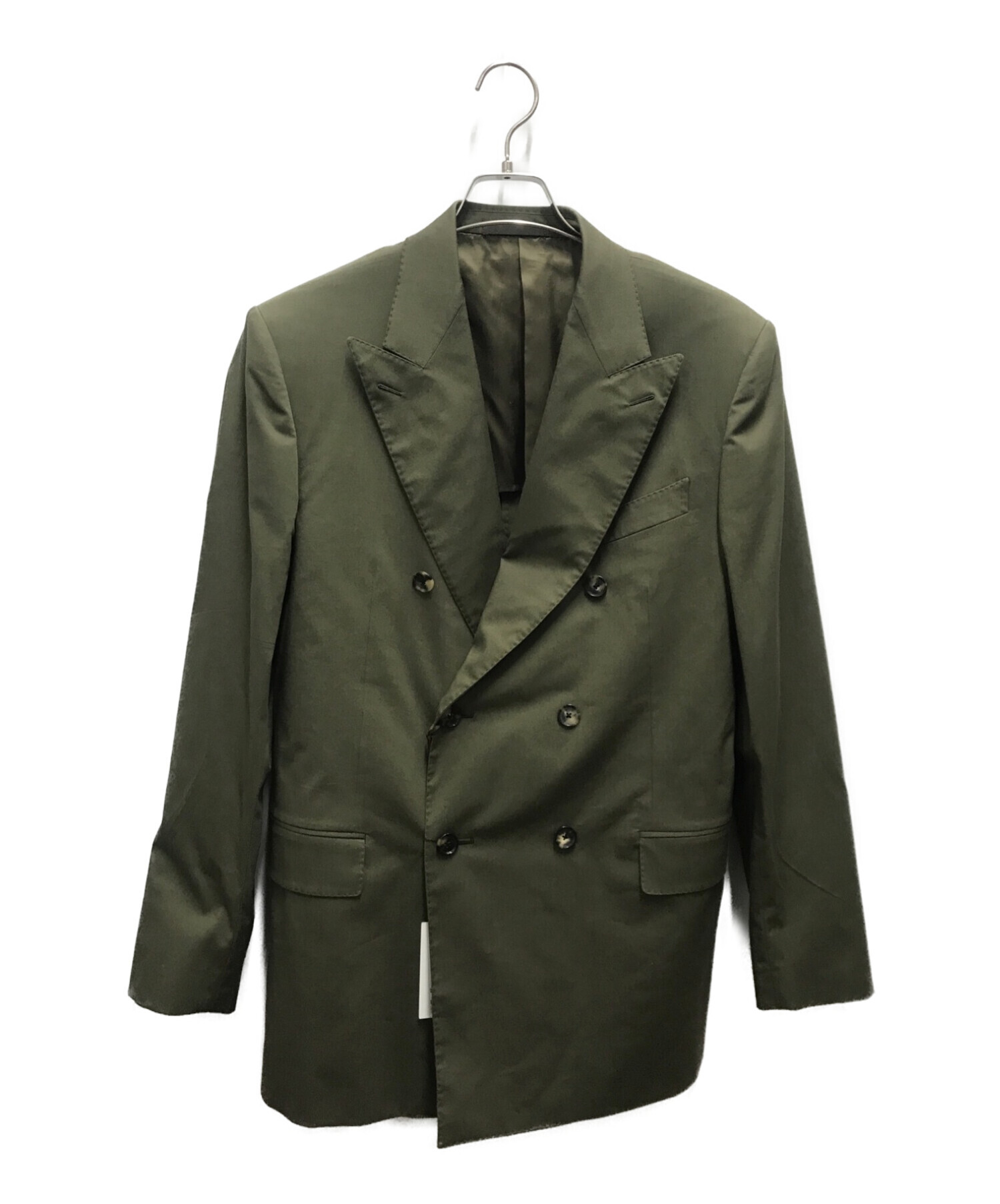 中古・古着通販】CARUSO (カルーゾ) DOUBLE JACKET オリーブ サイズ:50