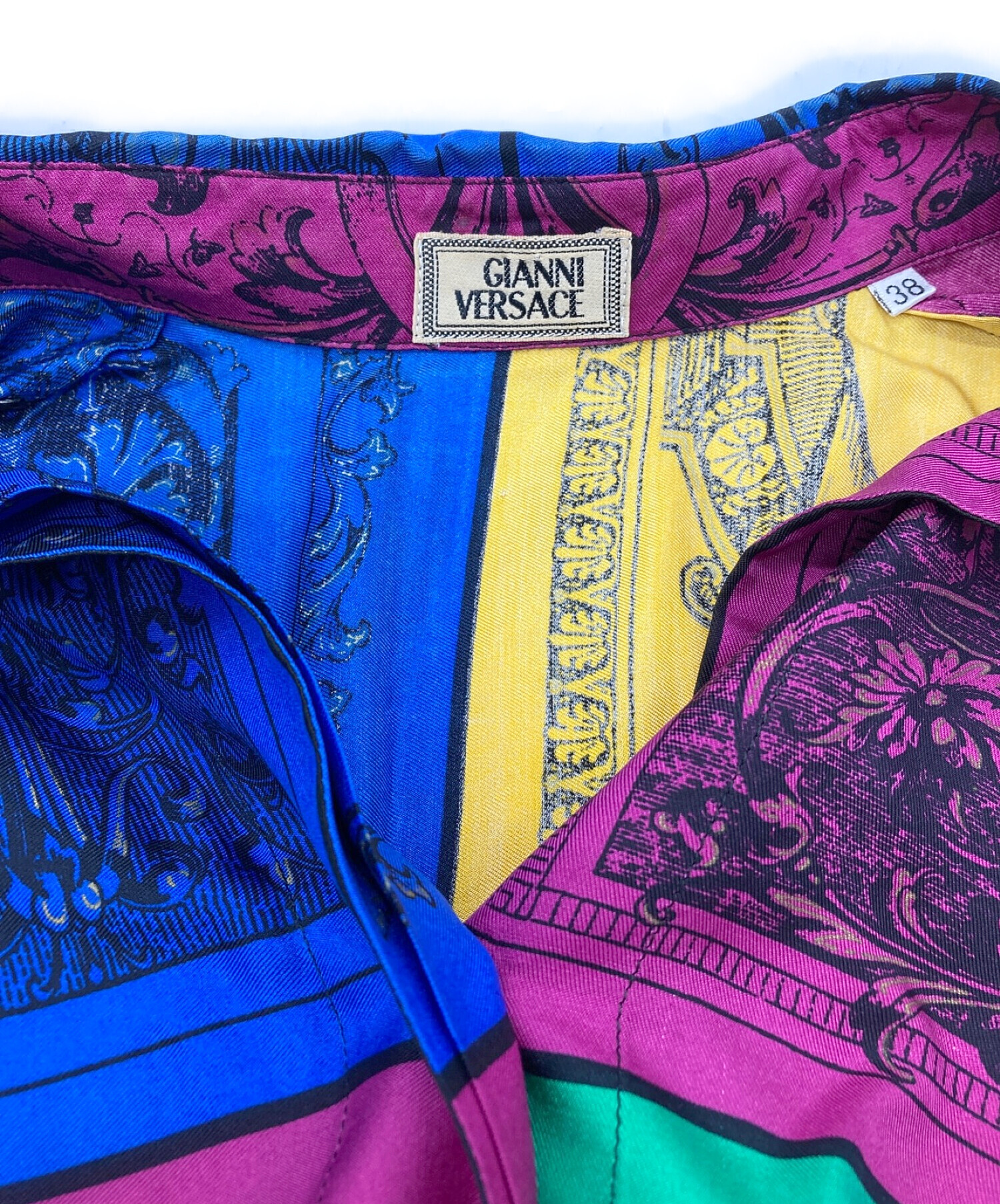 Gianni Versace ジャンニ・ヴェルサーチ　総柄パンツ袖幅18