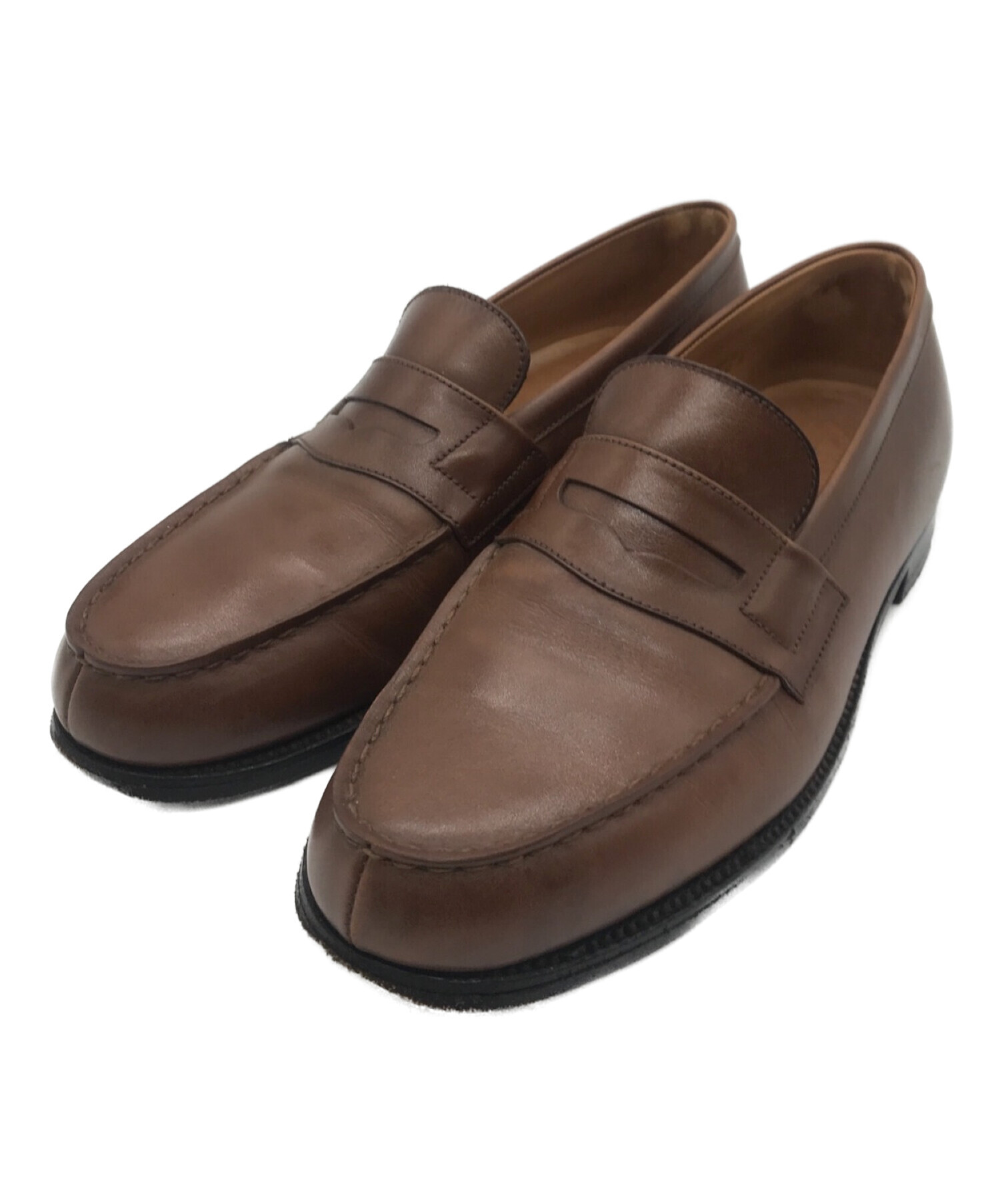 【即納即納】J.M.WESTON ジェイエムウェストン　ブラウン　6ハーフD 靴