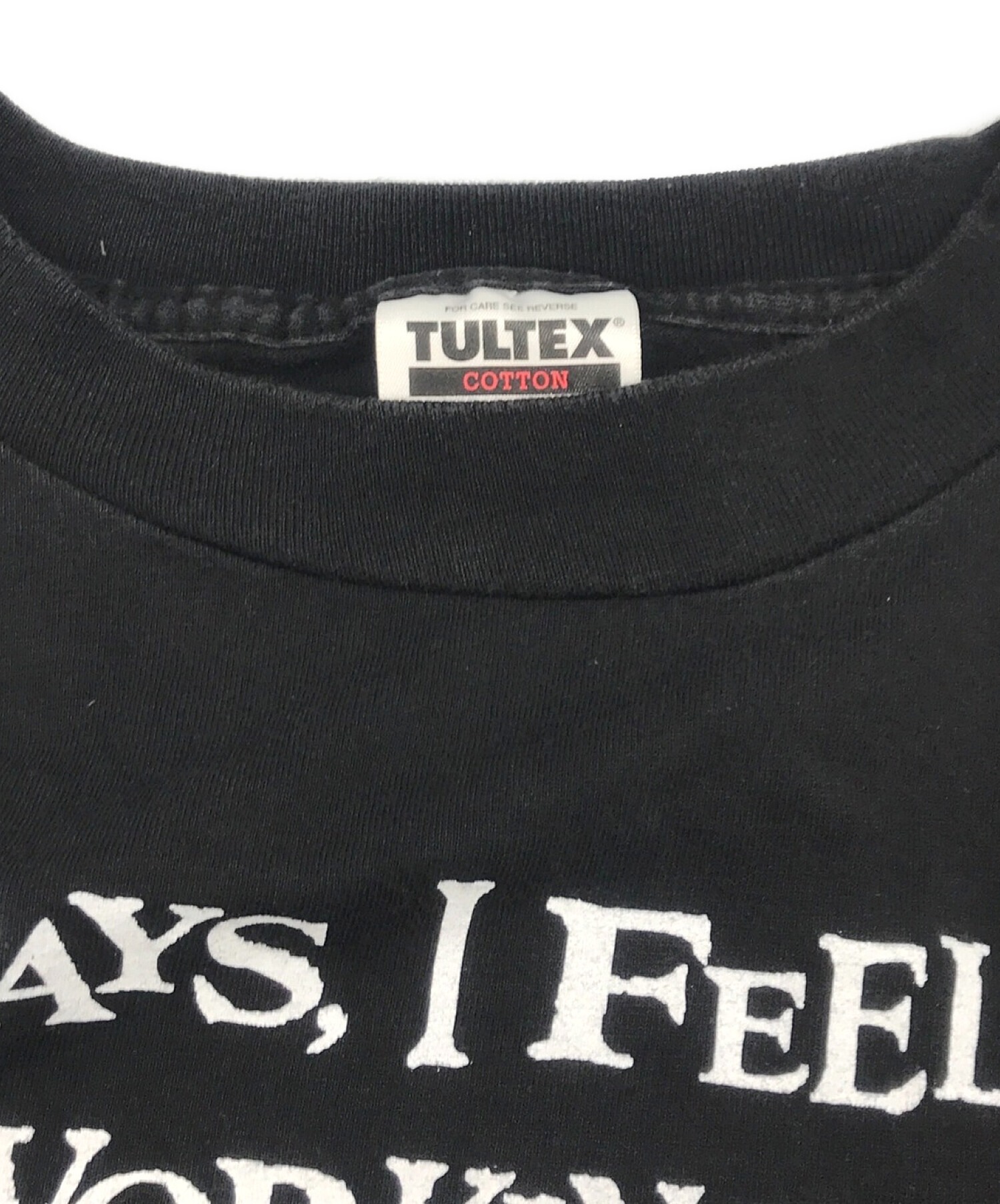 TULTEX タルテックス Tシャツ・カットソー XL 黒 【古着】-