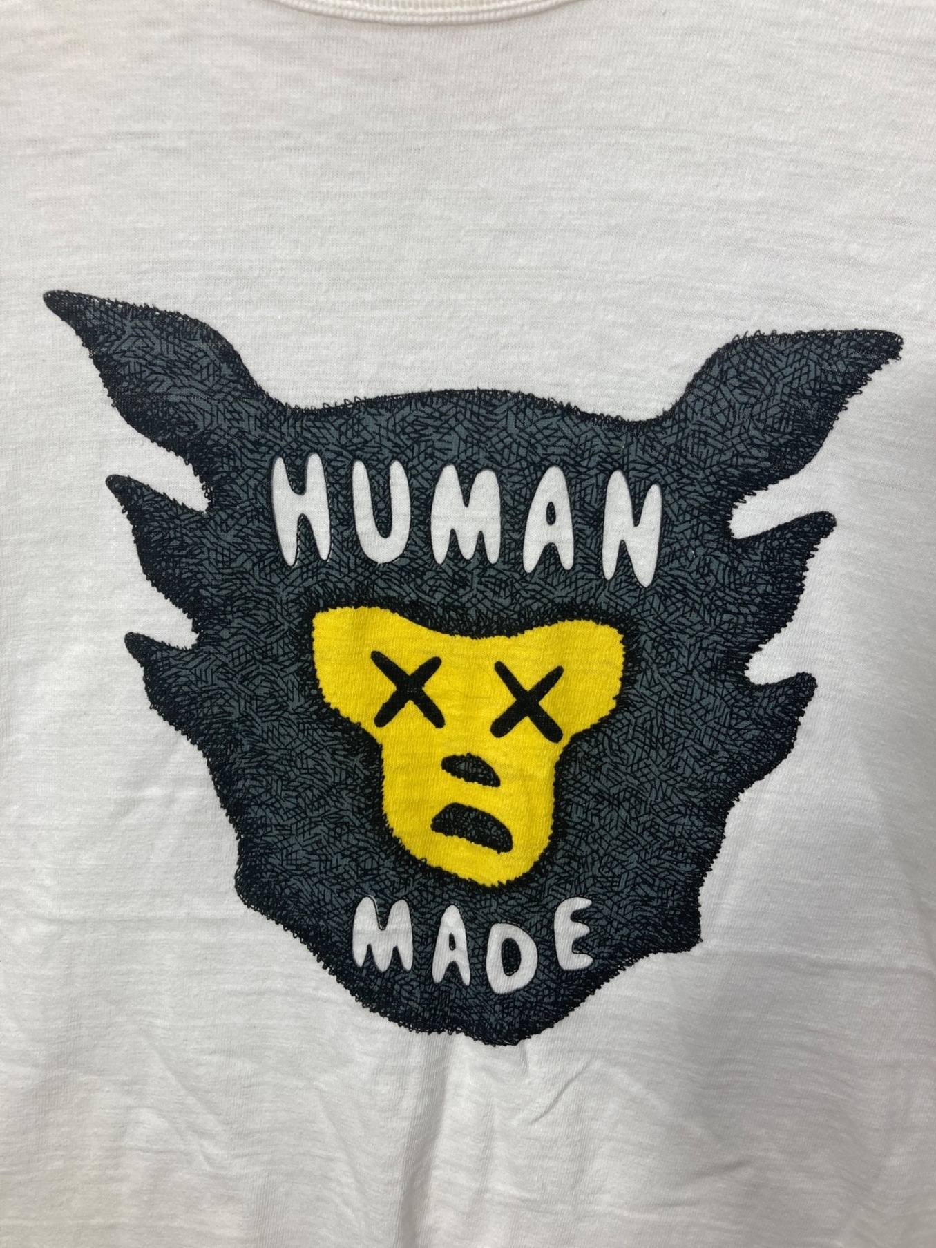 HUMAN MADE (ヒューマンメイド) KAWS (カウズ) HUMAN MADE KAWS T-SHIRT ホワイト サイズ:2XL