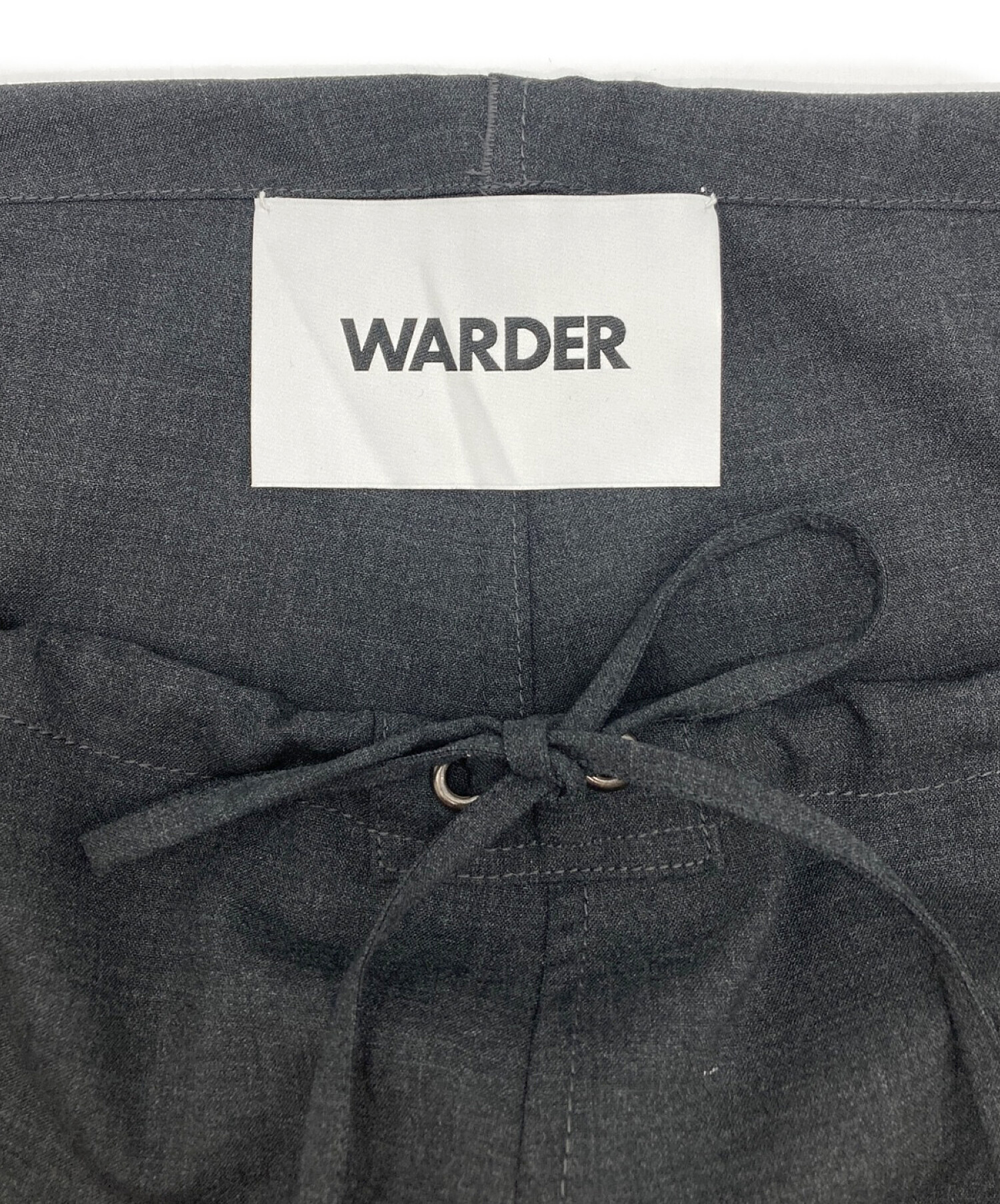 中古・古着通販】WARDER (ワーダー) 2WAYストレッチウールトロピカル イージーパンツ ブラック サイズ:FREE｜ブランド・古着通販  トレファク公式【TREFAC FASHION】スマホサイト