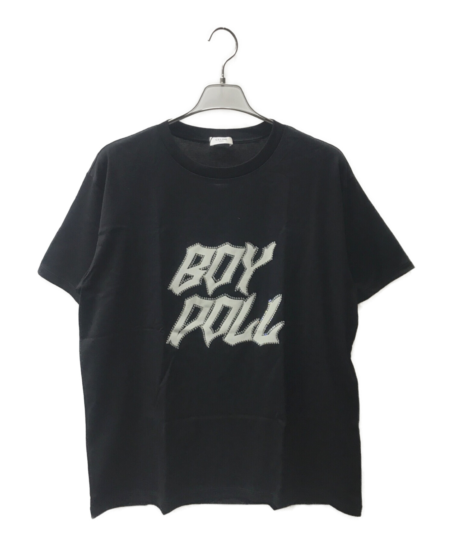 CELINE (セリーヌ) Studded Boy Doll T-Shirt ブラック サイズ:L
