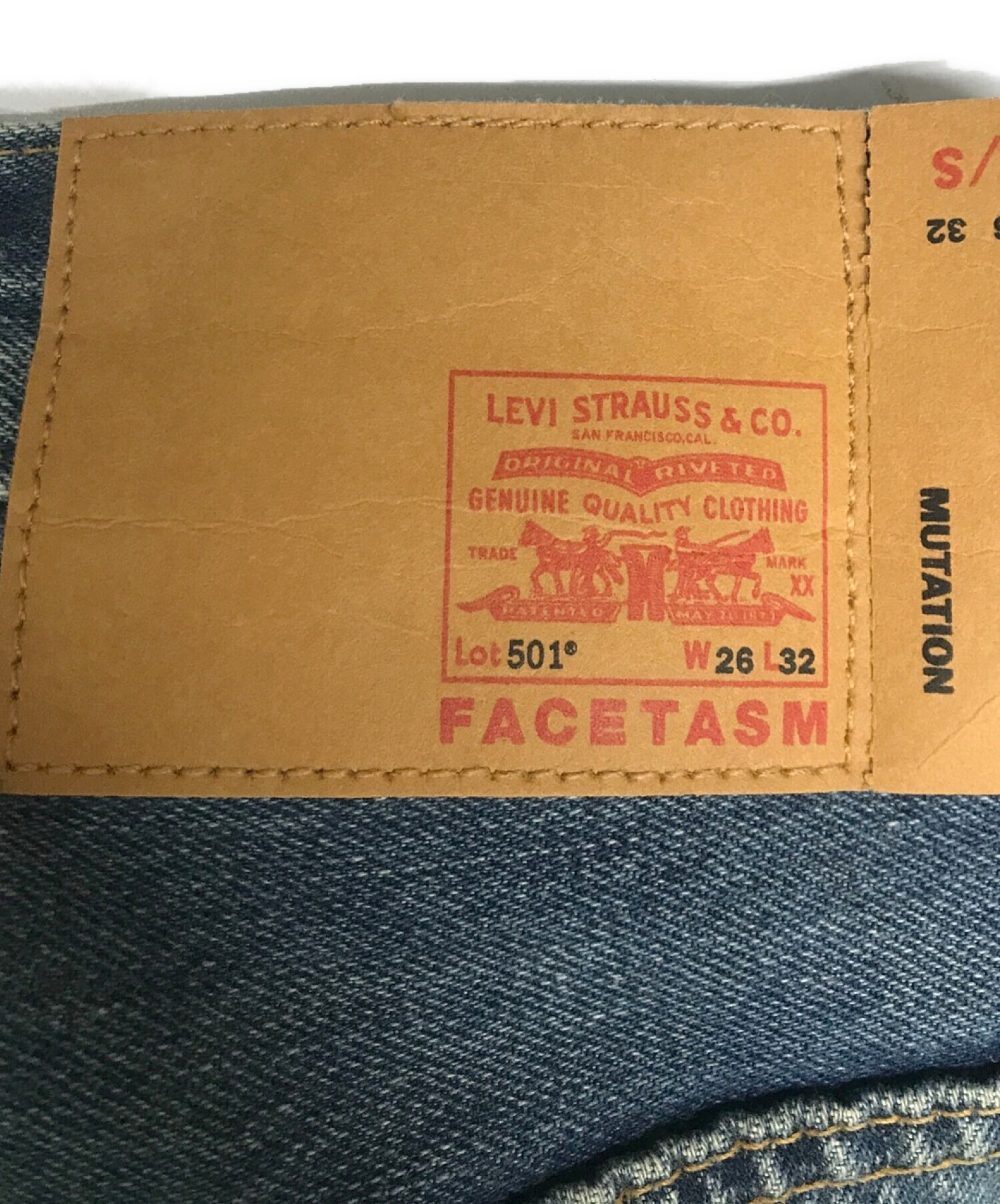 中古・古着通販】FACETASM (ファセッタズム) WIDE & SLIM 501