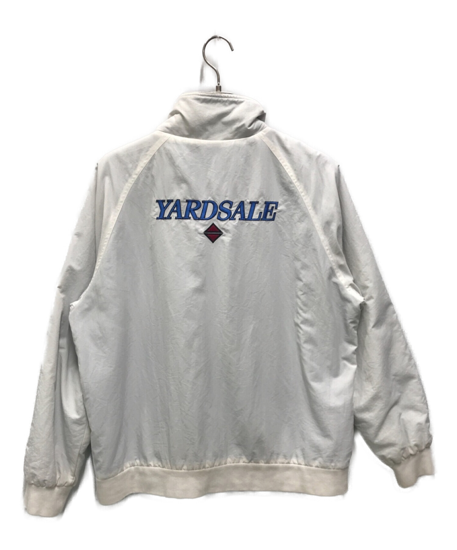 yardsale (ヤードセール) ジップジャケット ブルー×ホワイト サイズ:M