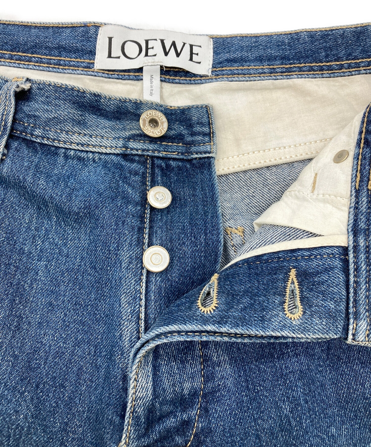 中古・古着通販】LOEWE (ロエベ) ゴールドフィッシャーマンデニム