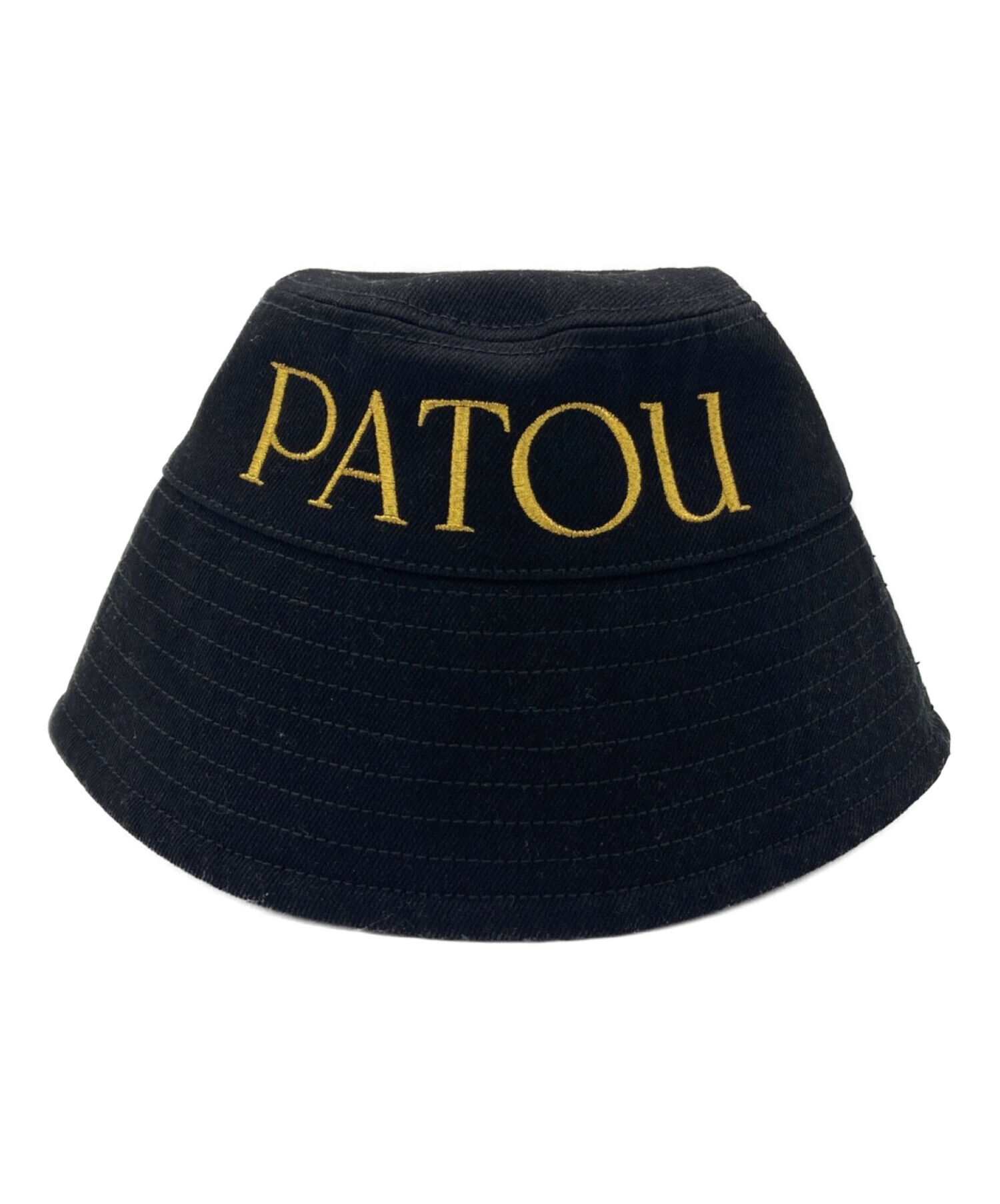 中古・古着通販】patou (パトゥ) デニム バケットハット ブラック