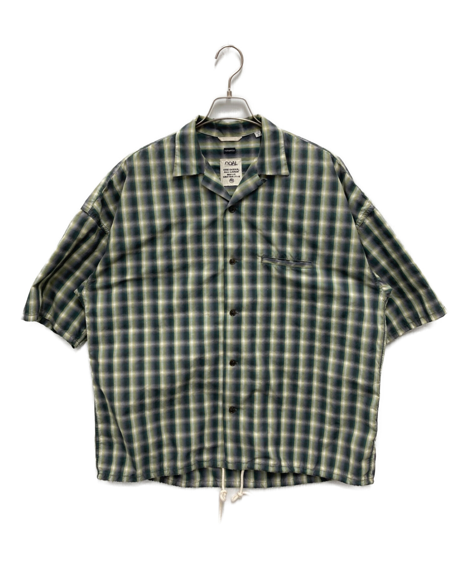 【限定SALEHOT】ナナミカ　OOAL H/S Wind Shirt　半袖シャツ トップス