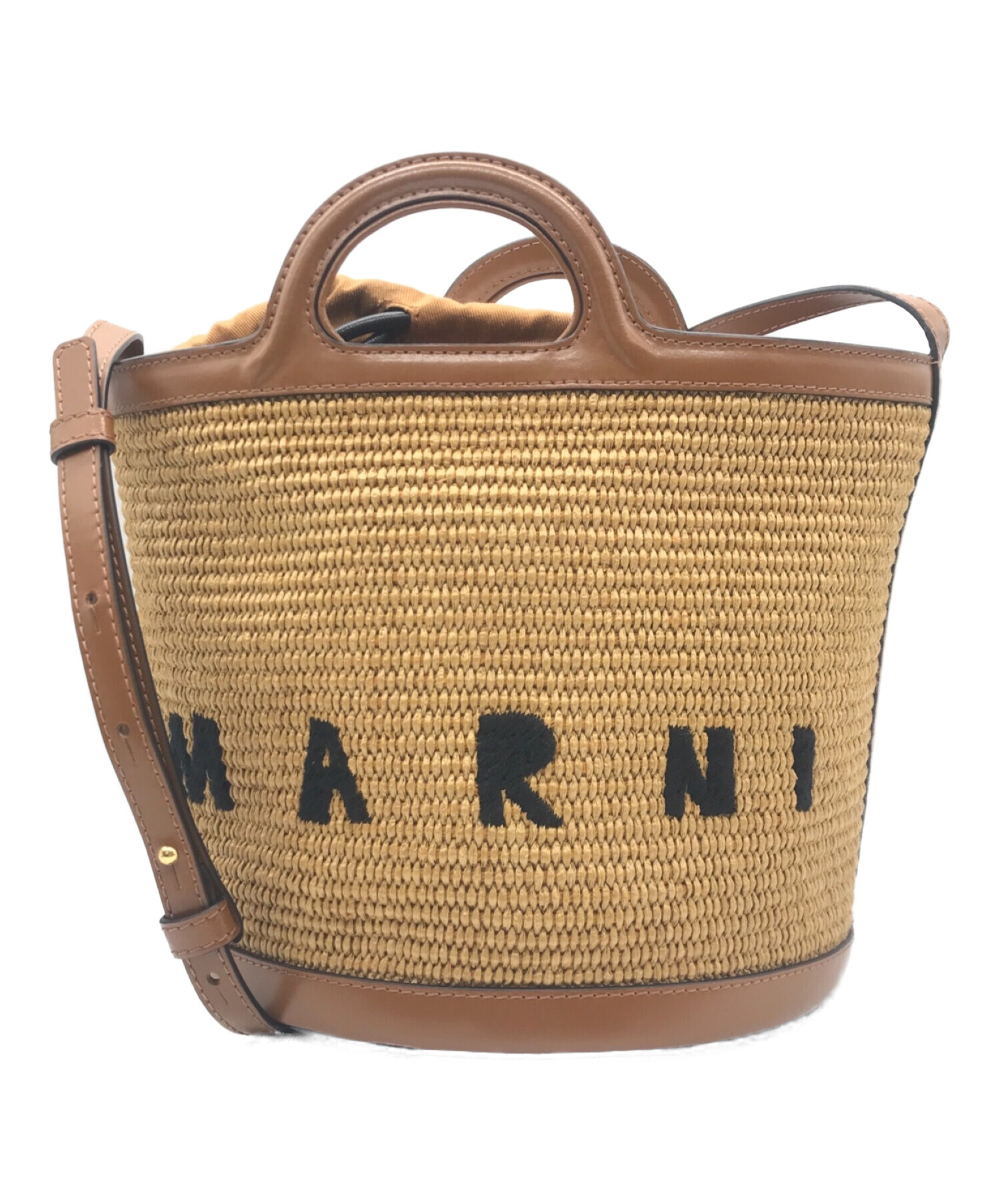 MARNI (マルニ) TROPICALIA BUCKET BAG ブラウン