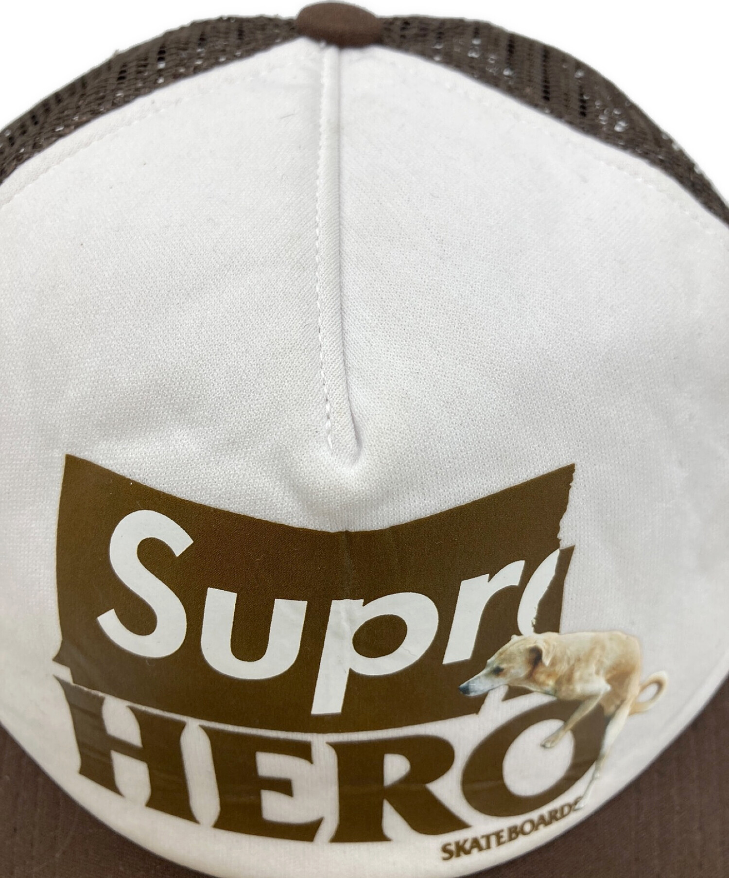 Supreme (シュプリーム) ANTIHERO (アンタイヒーロー) Mesh Back 5-Panel Cap. ブラウン サイズ:FREE