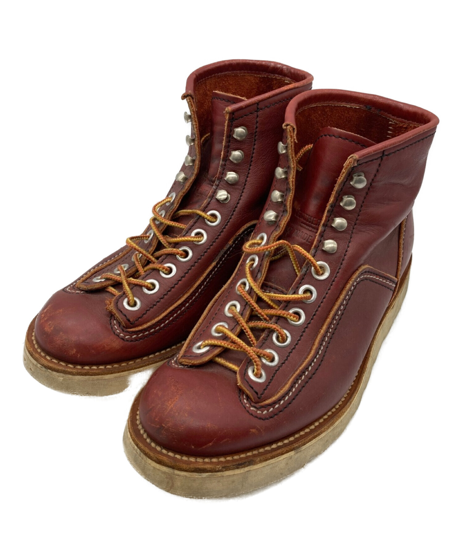 LONE WOLF BOOTS (ローンウルフブーツ) WAFFLE SOLE HUNTER ブラウン サイズ:25. 5