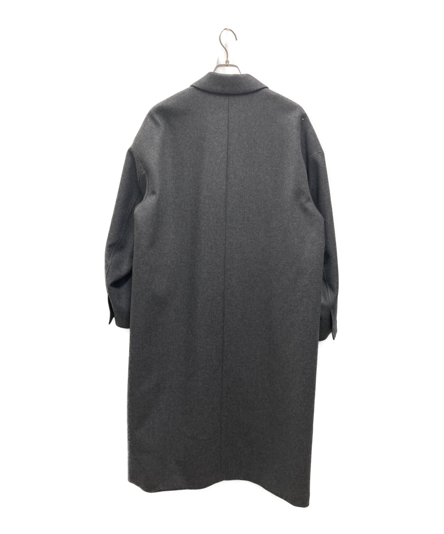 THE RERACS (ザ リラクス) LOOSE CHESTER COAT グレー サイズ:48