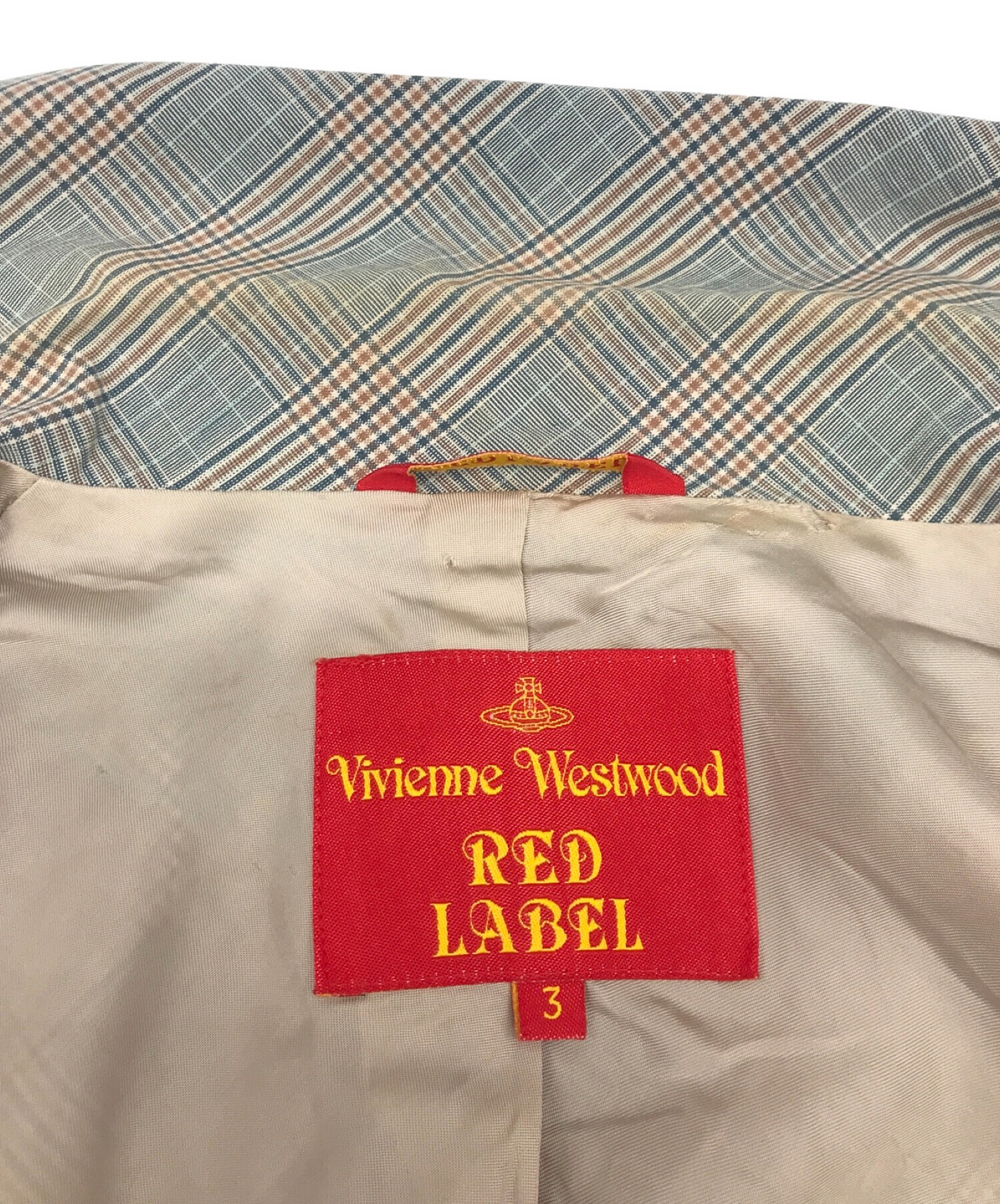 Vivienne Westwood RED LABEL (ヴィヴィアンウエストウッドレッドレーベル) ラブジャケット グレー サイズ:3
