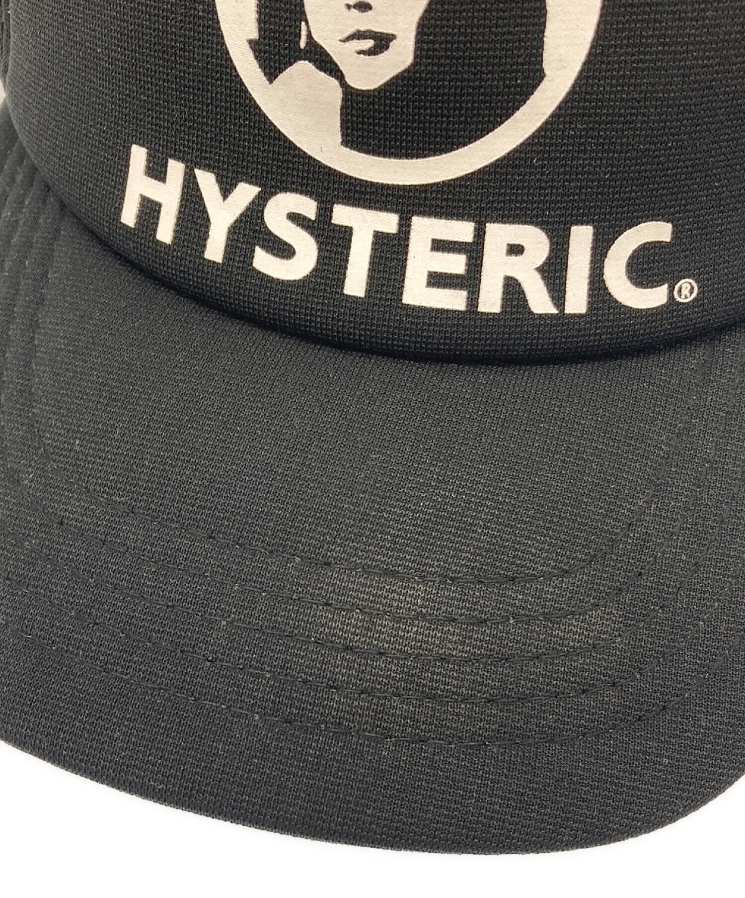 Hysteric Glamour (ヒステリックグラマー) CIRCLE GIRL MESH CAP ブラック