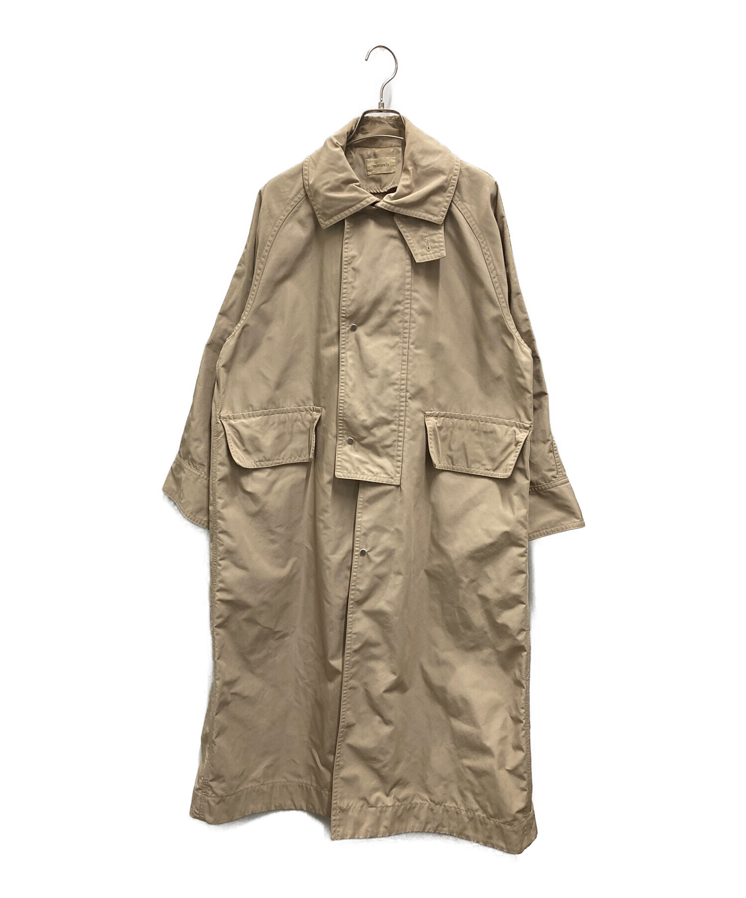 maturely (マチュアリー) BEAMS BOY (ビームスボーイ) Military Memory Over Coat ベージュ  サイズ:Free