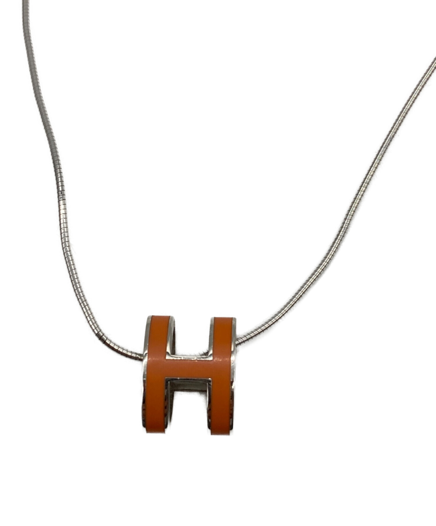 中古・古着通販】HERMES (エルメス) PENDENTIF MINI POP H オレンジ