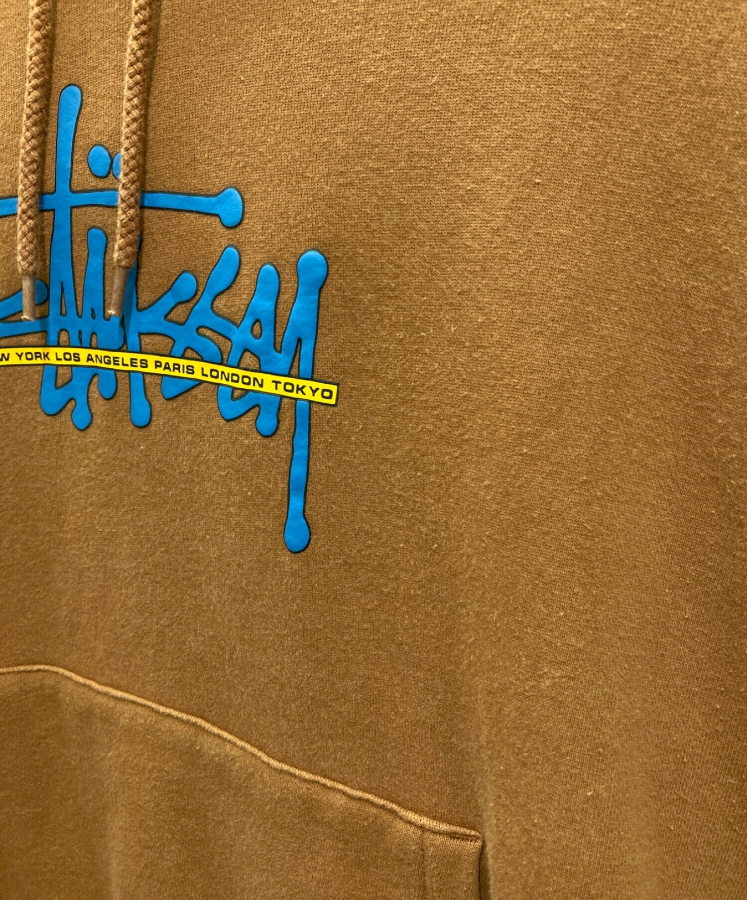 stussy (ステューシー) プルオーバーパーカー ブラウン サイズ:S