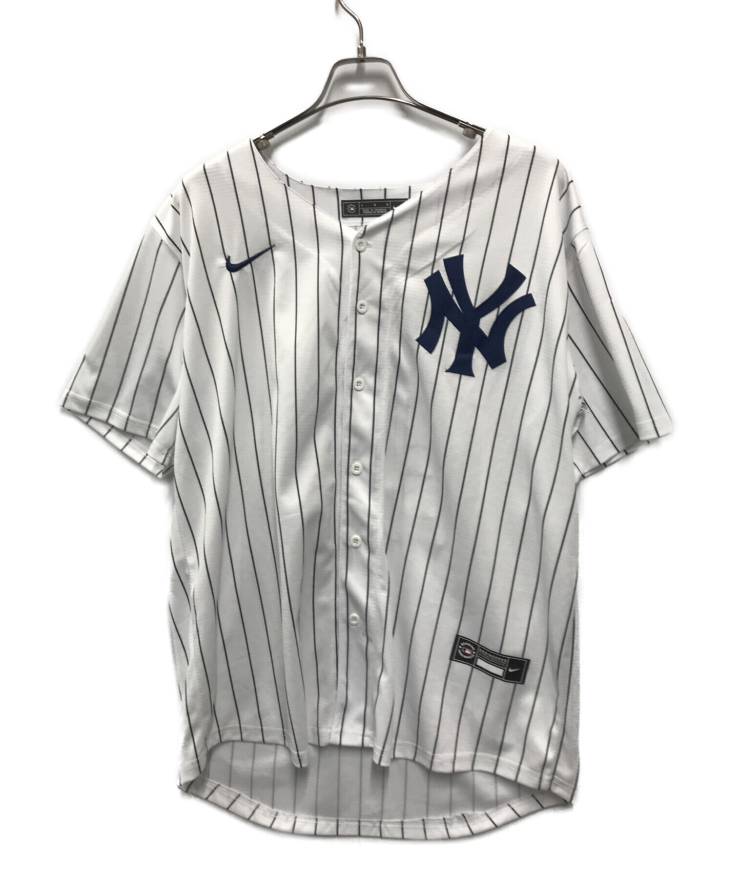 NIKE (ナイキ) ベースボールシャツ ホワイト サイズ:L