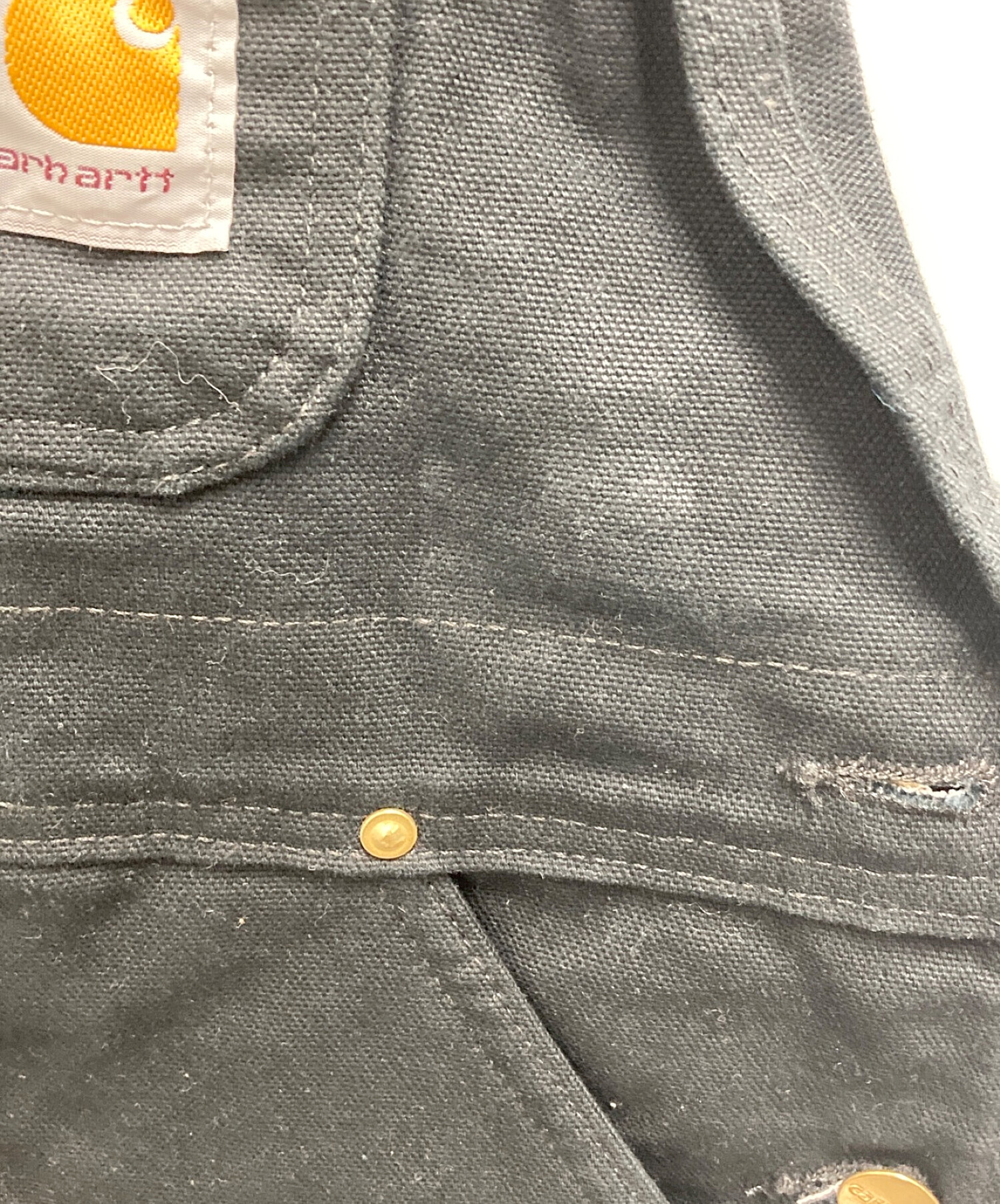 中古・古着通販】CarHartt (カーハート) オーバーオール ブラック