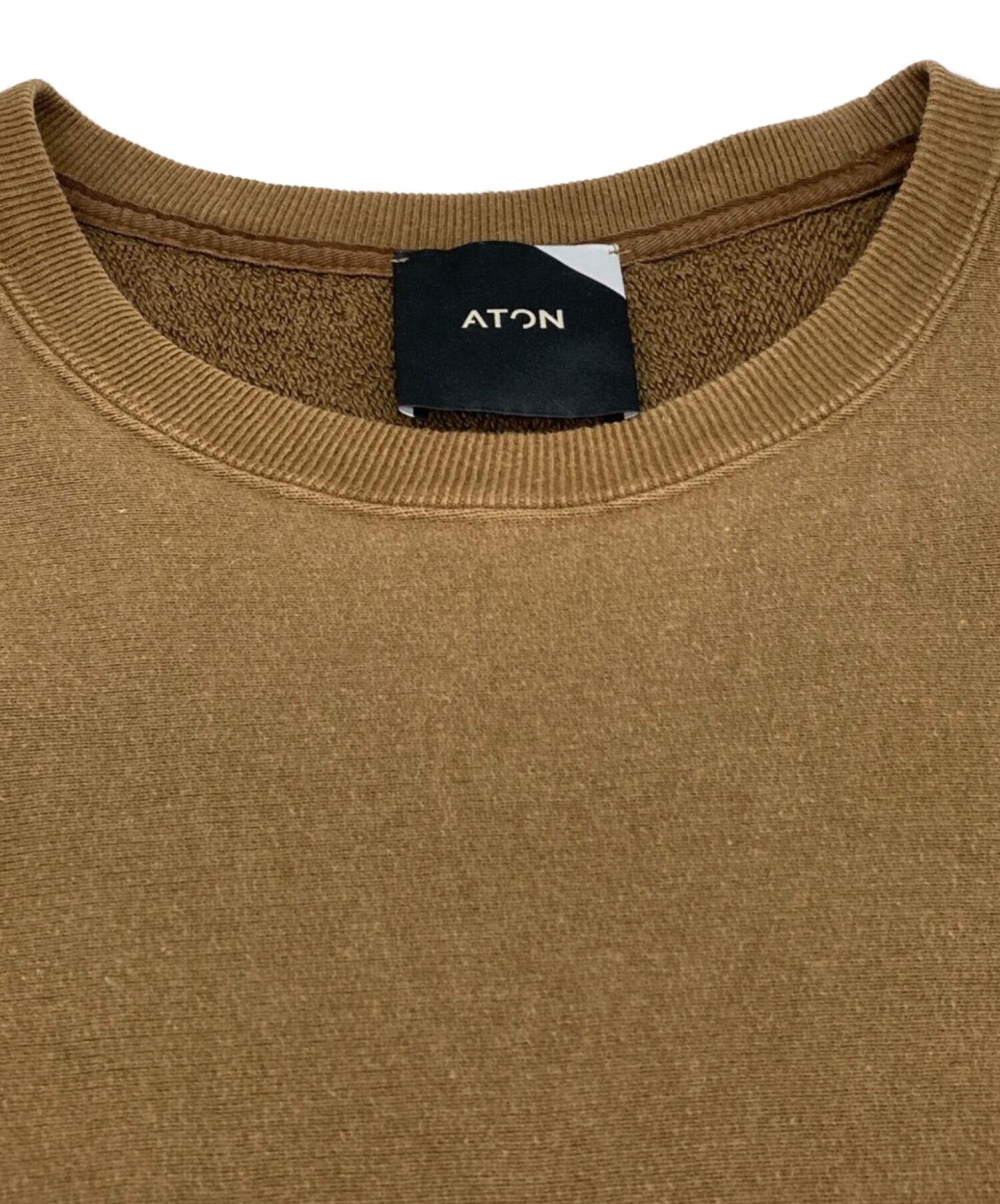 中古・古着通販】ATON (エイトン) SUVIN NATURAL DYE CREWNECK