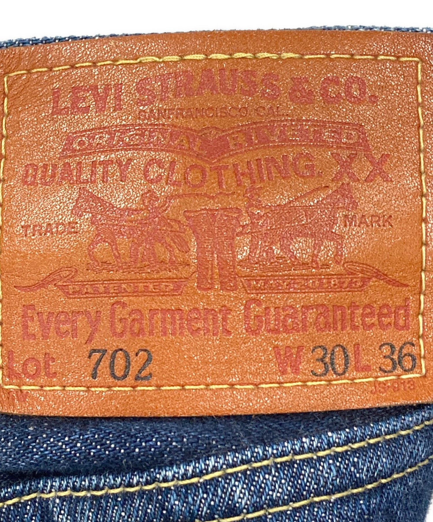 LEVI'S (リーバイス) 702-XX デニムパンツ インディゴ サイズ:76cm（W30）