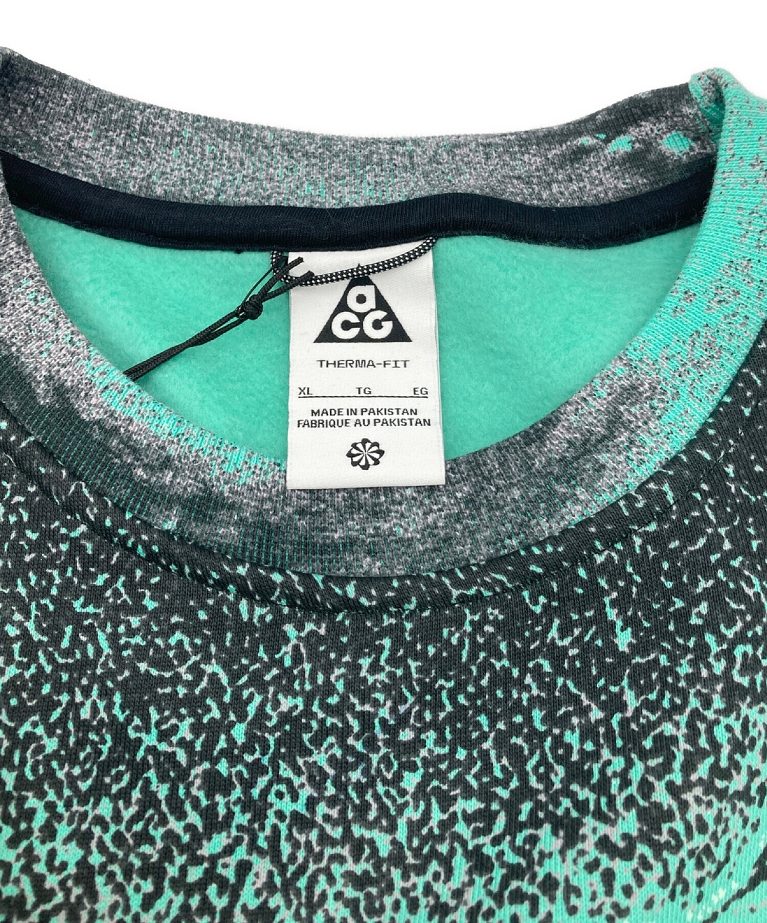 NIKE ACG (ナイキエージーシー) Therma-FIT CREW printed top 'Green' グリーン サイズ:XL 未使用品