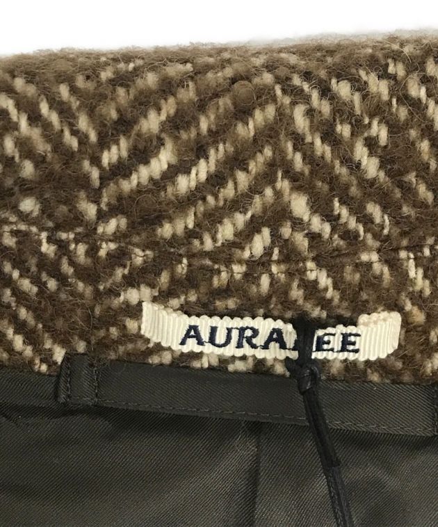 中古・古着通販】AURALEE (オーラリー) WOOL ALPACA HERRINGBONE TWEED ...