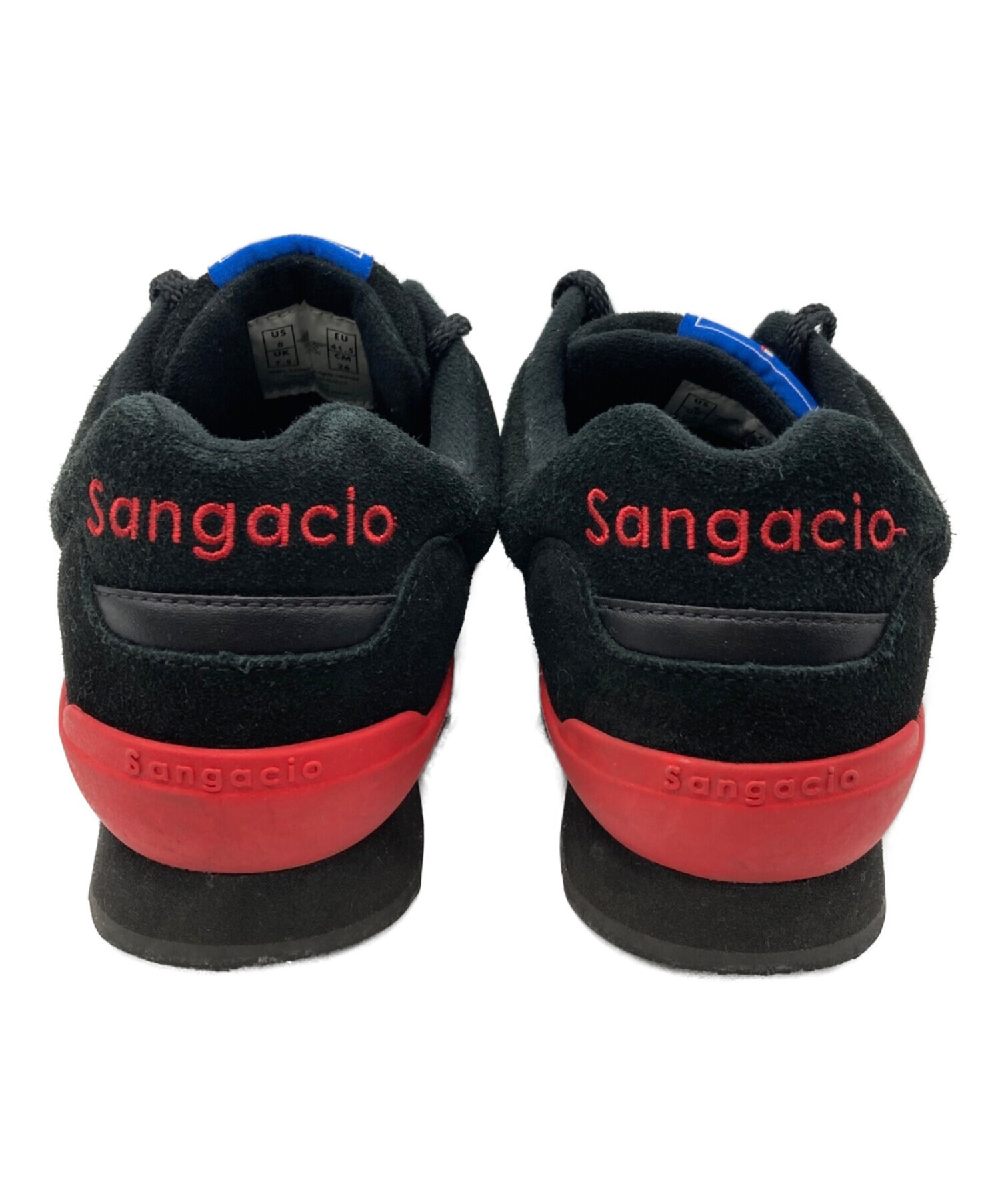 SANGACIO (サンガッチョ) にゅ～ず『BLACK RED』 ブラック×レッド サイズ:26cm