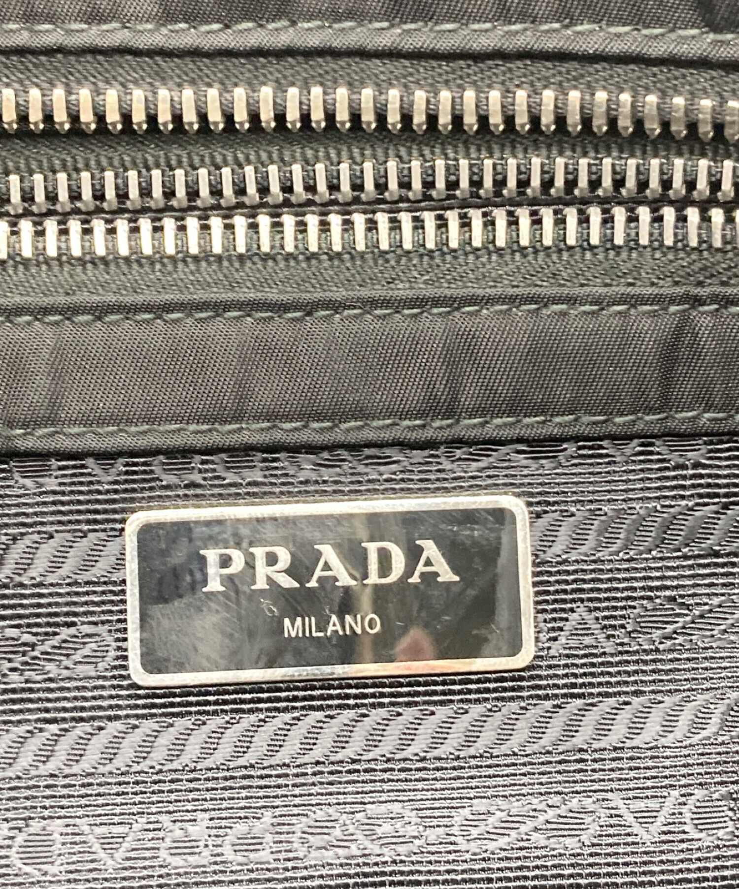 中古・古着通販】PRADA (プラダ) キルティング チェーントートバッグ