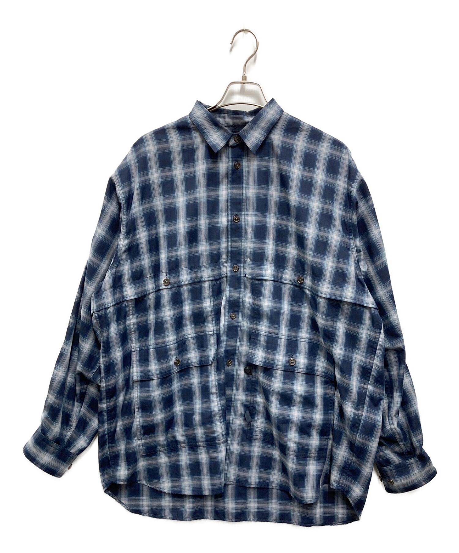 DAIWA PIER39 (ダイワ ピア39) TECH LOGGER SHIRTS ネイビー サイズ:L