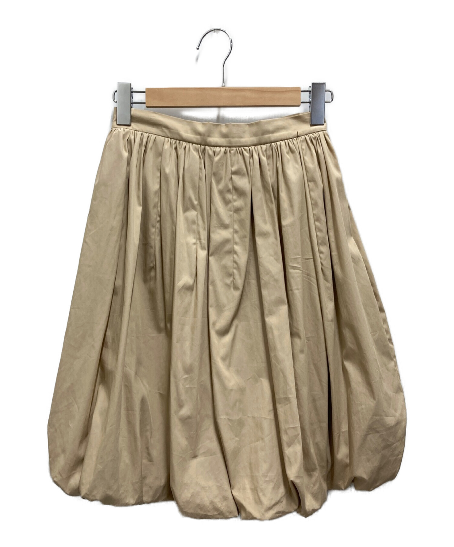 Patou コットンブレンド バブル スカート34 - ひざ丈スカート