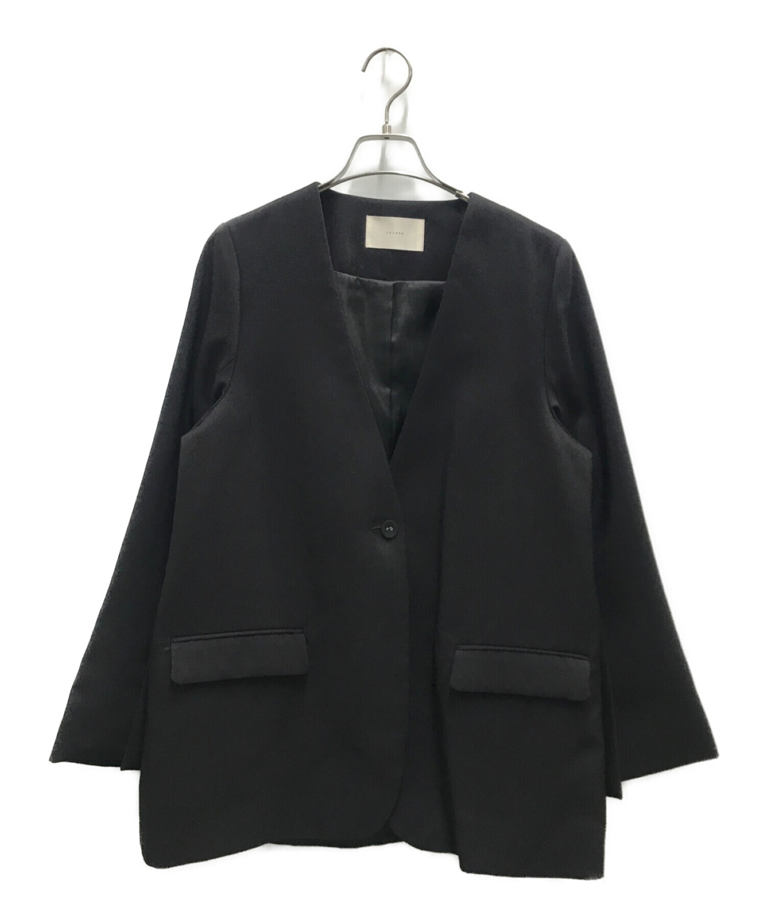 【louren】slit sleeve no collar jacket365cm