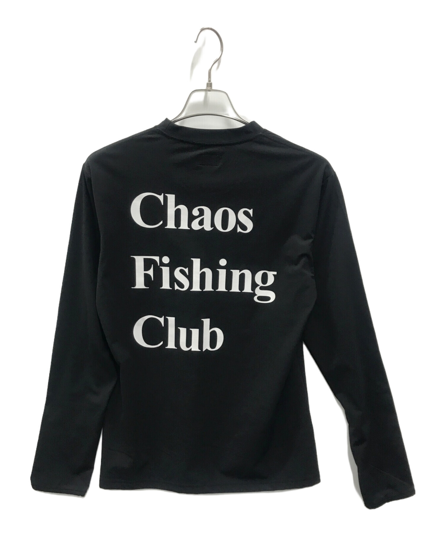 CHAOS FISHING CLUB (カオスフィッシングクラブ) LOGO DRY L/S ブラック サイズ:M