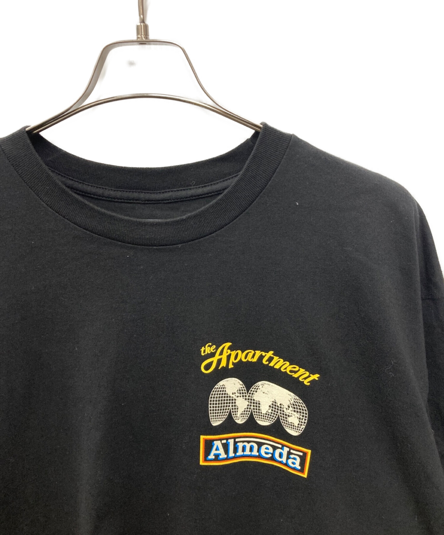 the almeda club (ザアラメダクラブ) The Apartment (ジ アパートメント) Hemisphere T-Shirt  ブラック サイズ:XXL