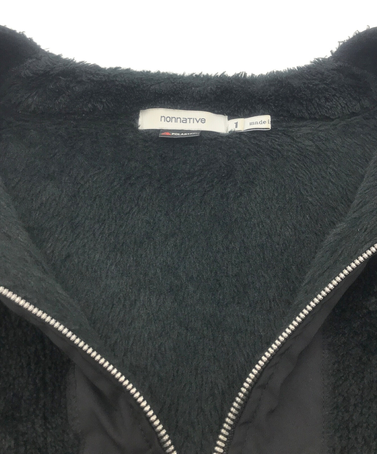 nonnative (ノンネイティブ) HIKER CARDIGAN POLY FLEECE ブラック サイズ:1