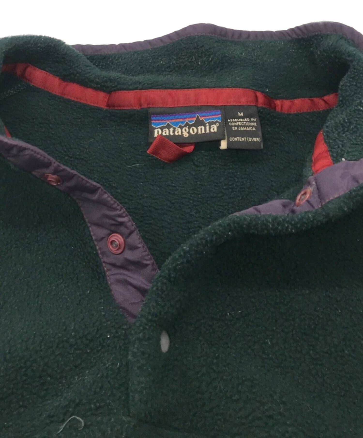 Patagonia (パタゴニア) シンチラスナップTフリースジャケット グリーン サイズ:M