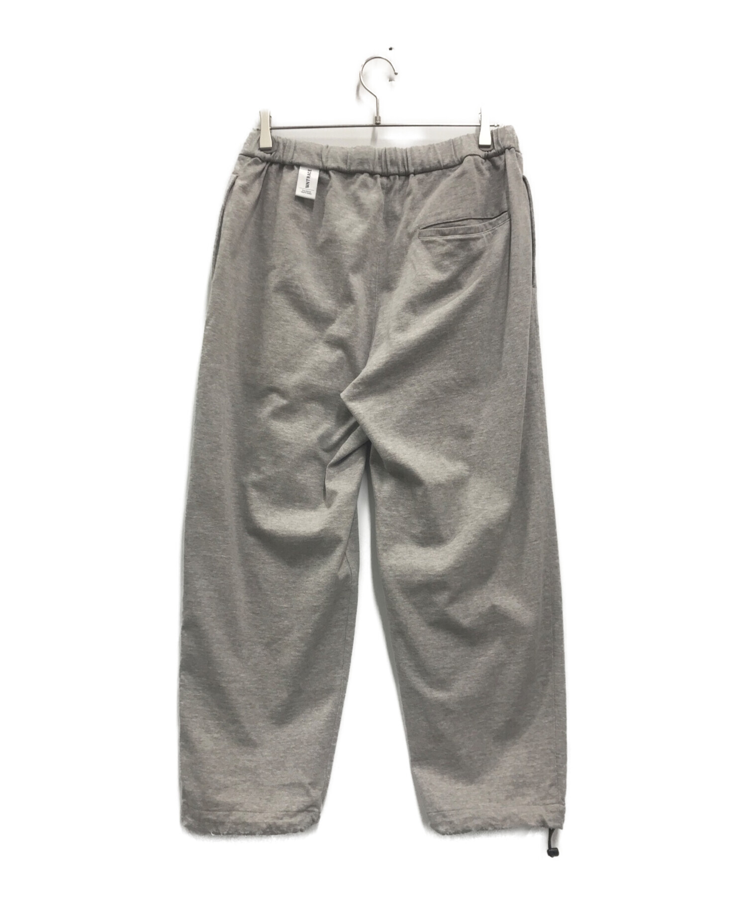 UNTRACE (アントレース) TAPERED SWEAT TRACK PANTS グレー サイズ:1