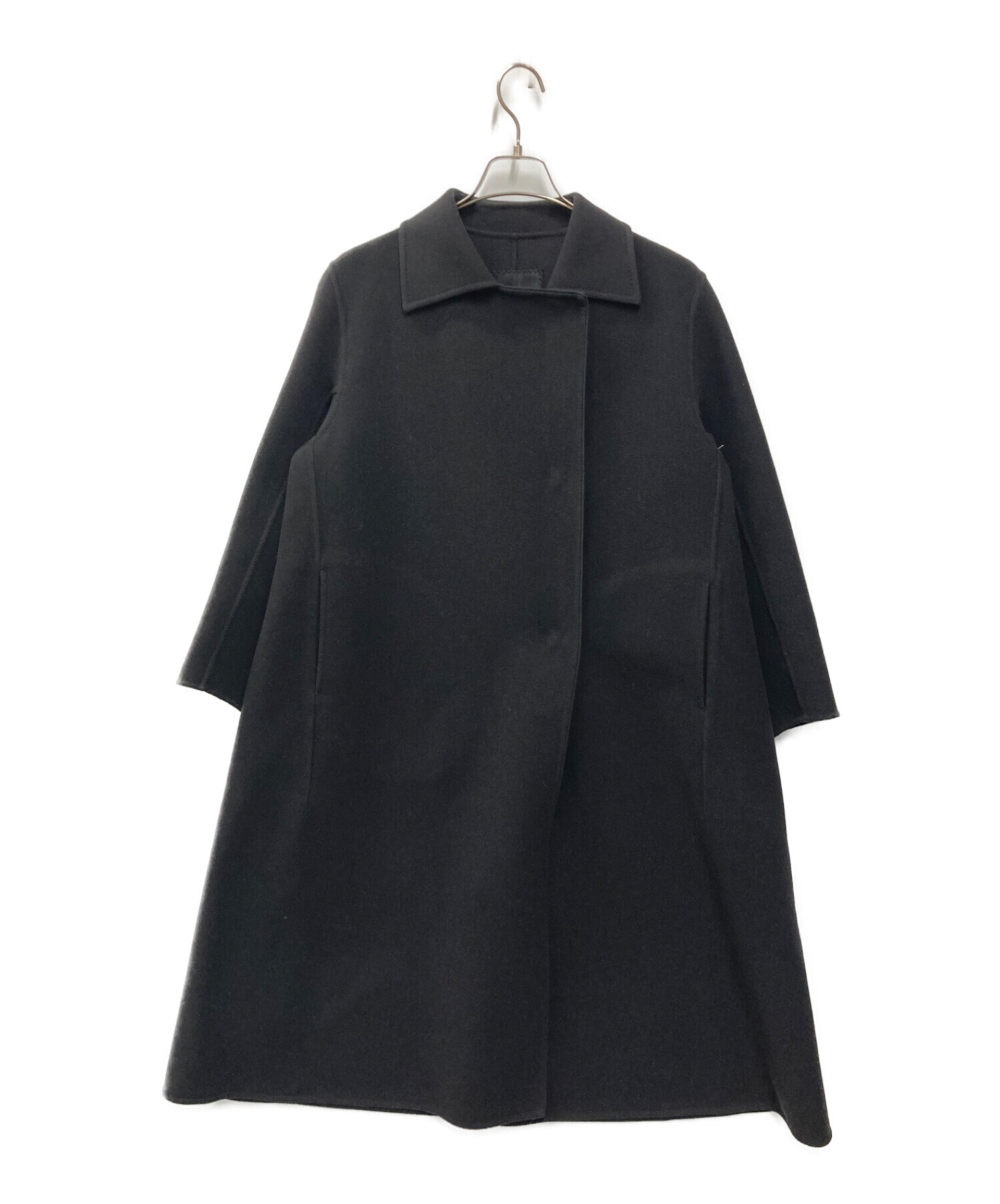 【美品】DRAWER ドゥロワー　コート　ブラック　36身幅46