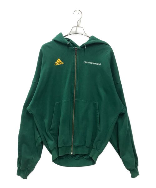 【中古・古着通販】adidas (アディダス) Gosha Rubchinskiy (ゴーシャラブチンスキー) ジップパーカー グリーン  サイズ:M｜ブランド・古着通販 トレファク公式【TREFAC FASHION】スマホサイト