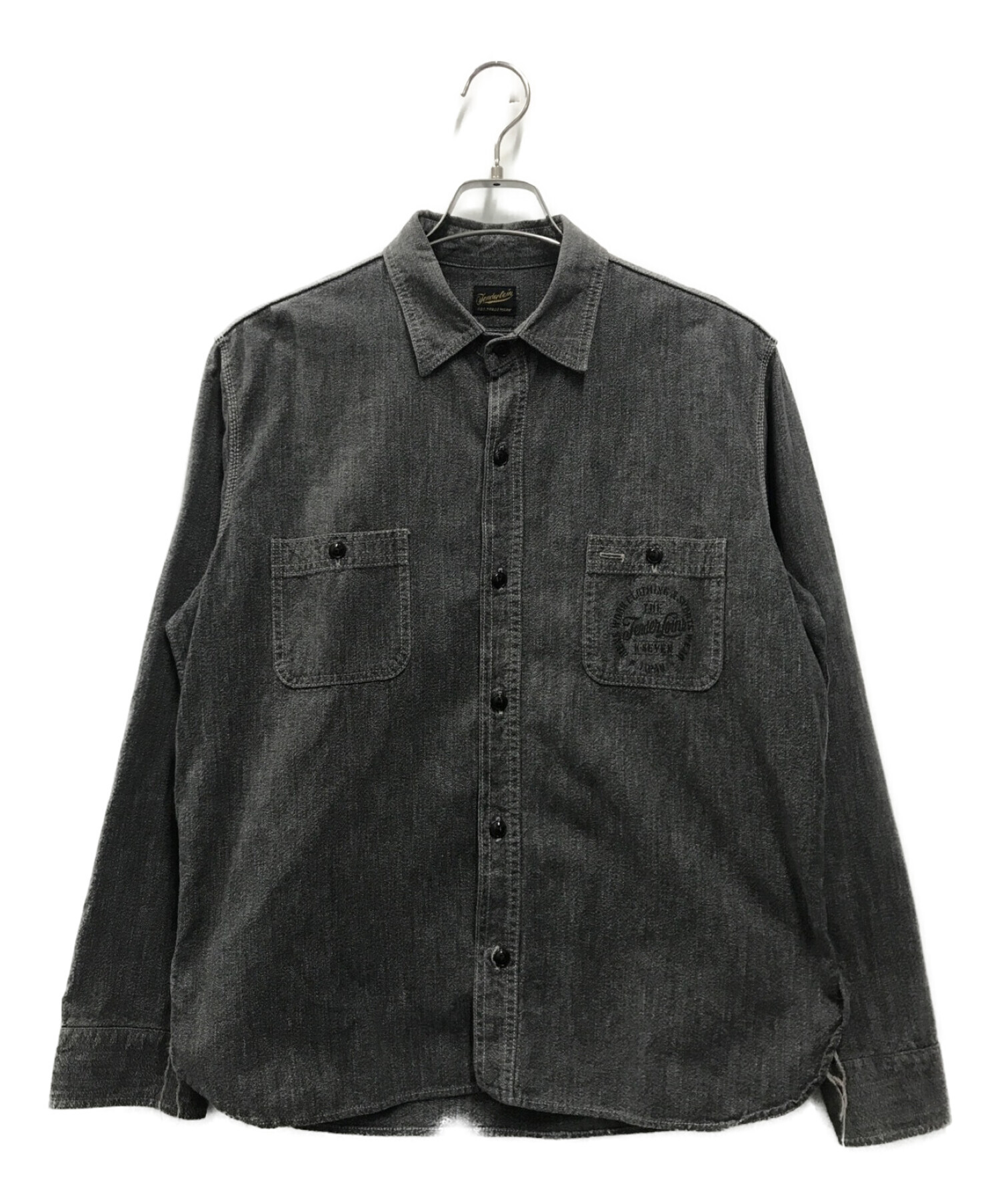 TENDERLOIN (テンダーロイン) ワークシャツ グレー サイズ:M