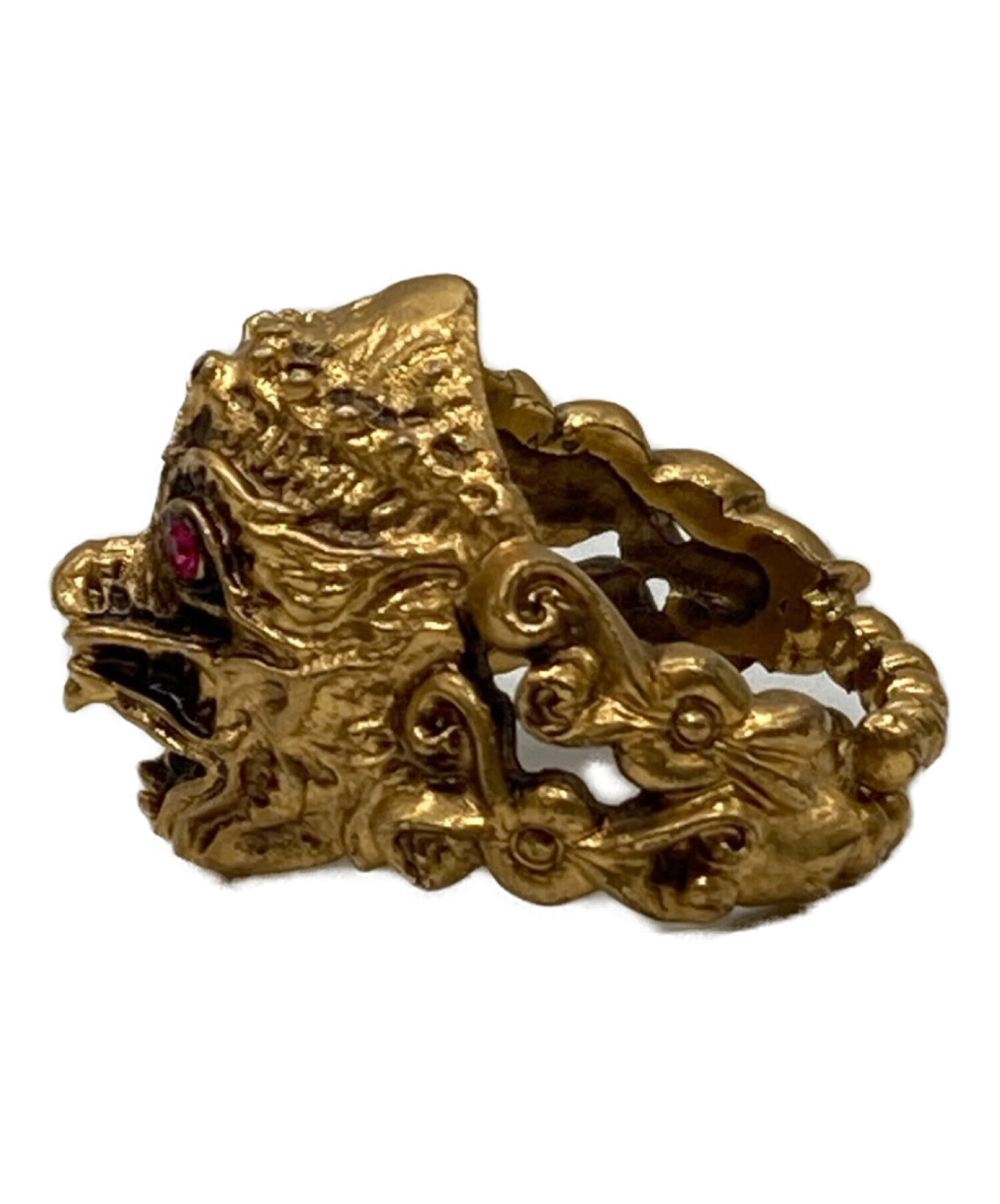 中古・古着通販】GUCCI (グッチ) MONKEY HEAD RING サイズ:M｜ブランド