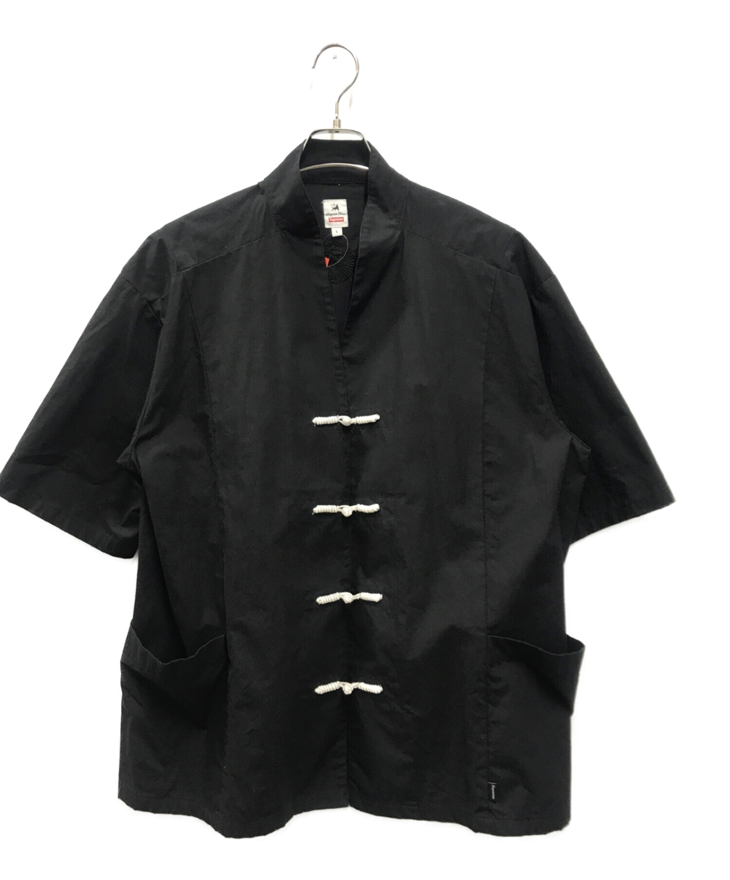 SUPREME (シュプリーム) SASQUATCHfabrix. (サスクワッチファブリックス) 16SS Hanten Shirt ブラック  サイズ:L