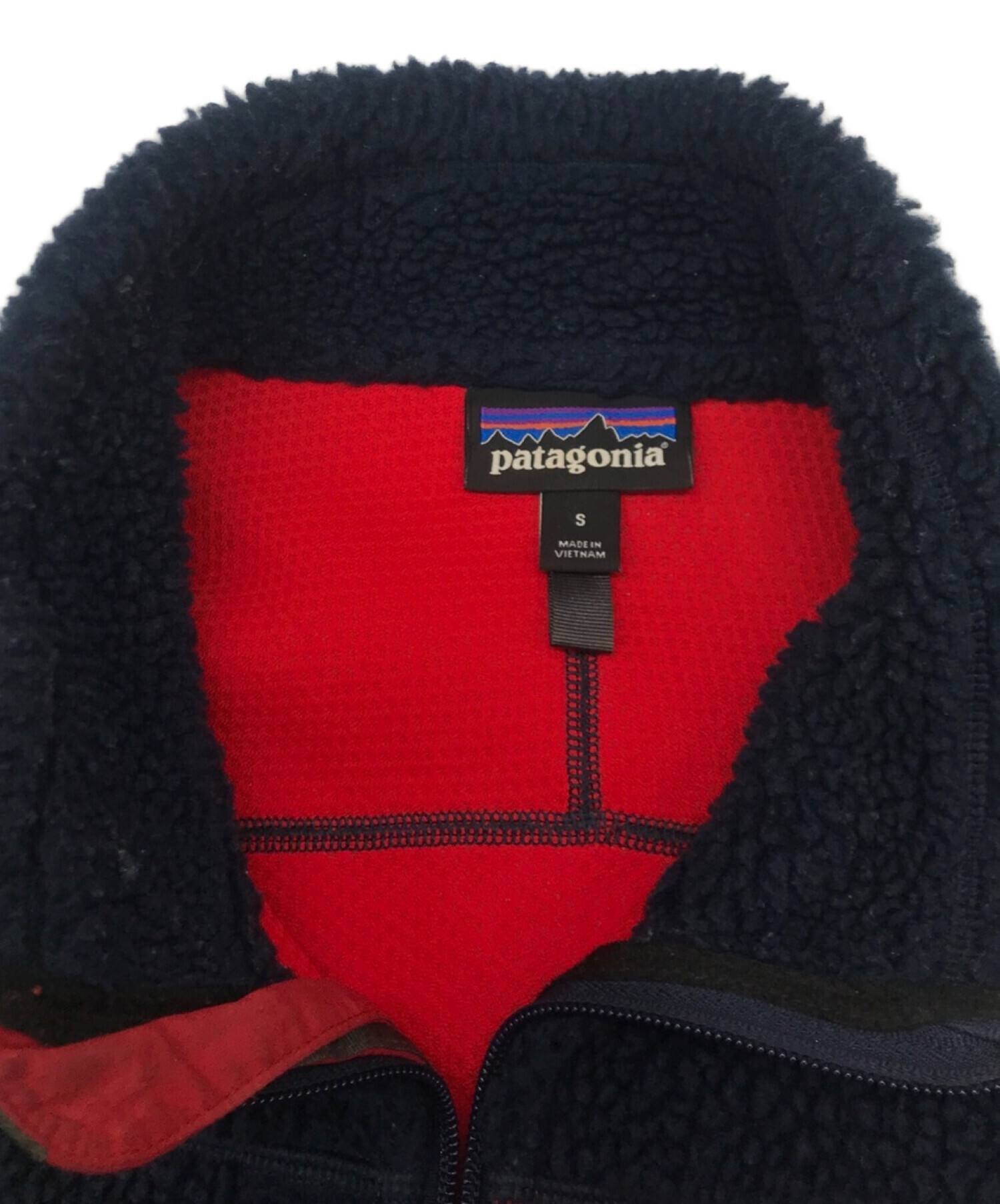 中古・古着通販】Patagonia (パタゴニア) レトロX フリース べスト レッド×ネイビー サイズ:S｜ブランド・古着通販  トレファク公式【TREFAC FASHION】スマホサイト