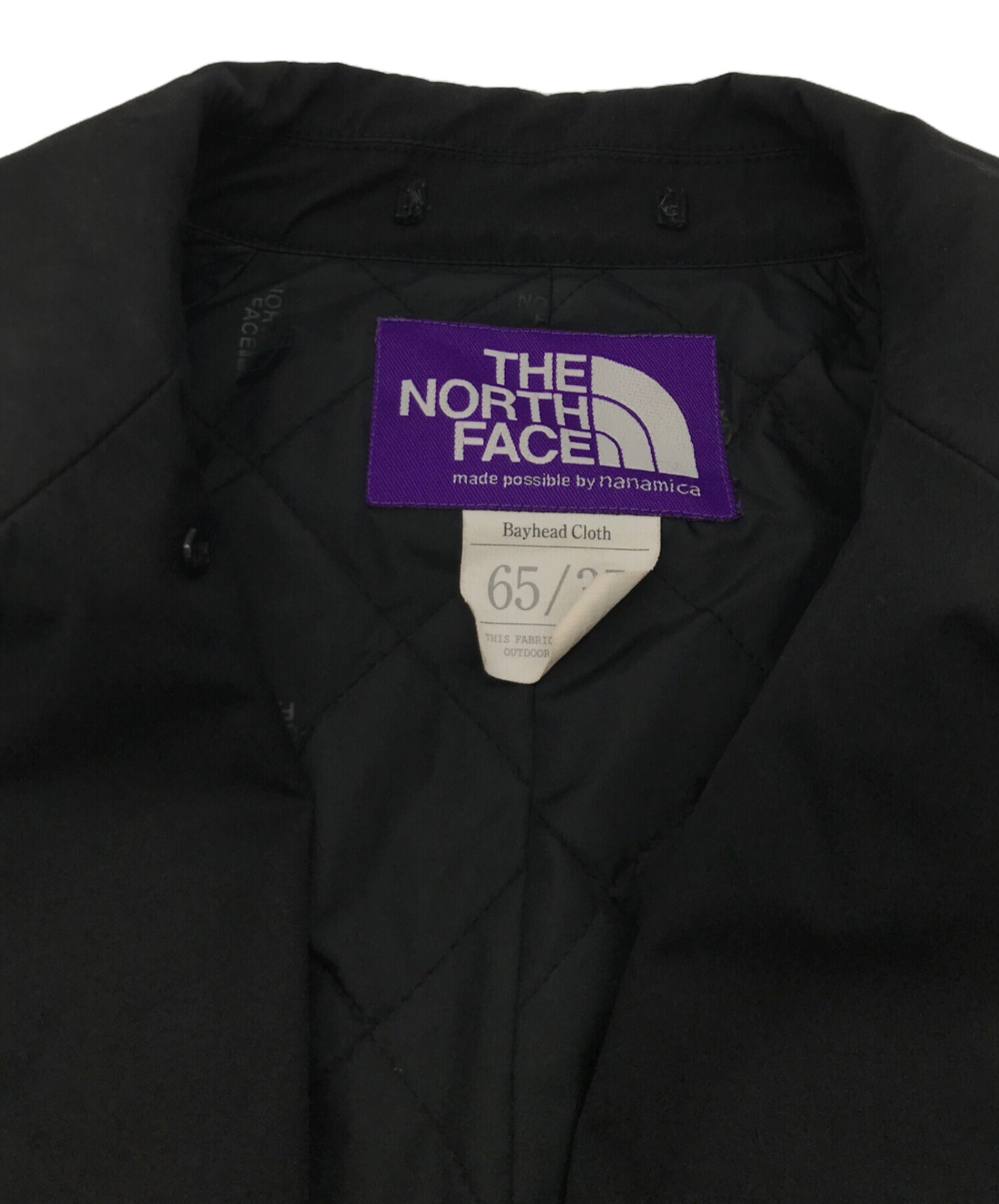 THE NORTHFACE PURPLELABEL (ザ・ノースフェイス パープルレーベル) BEAMS (ビームス) 別注 65/35  Insulation Big Soutien Collar Coat ブラック サイズ:記載なし