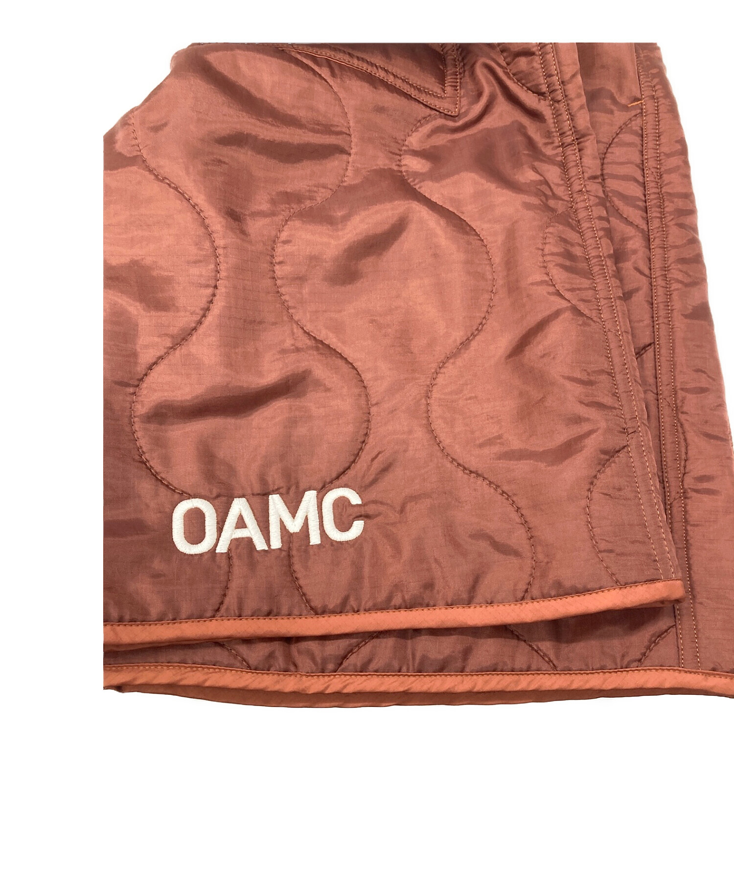 OAMC オーエーエムシー キルティング ハーフパンツ ブラウン oaxu339184