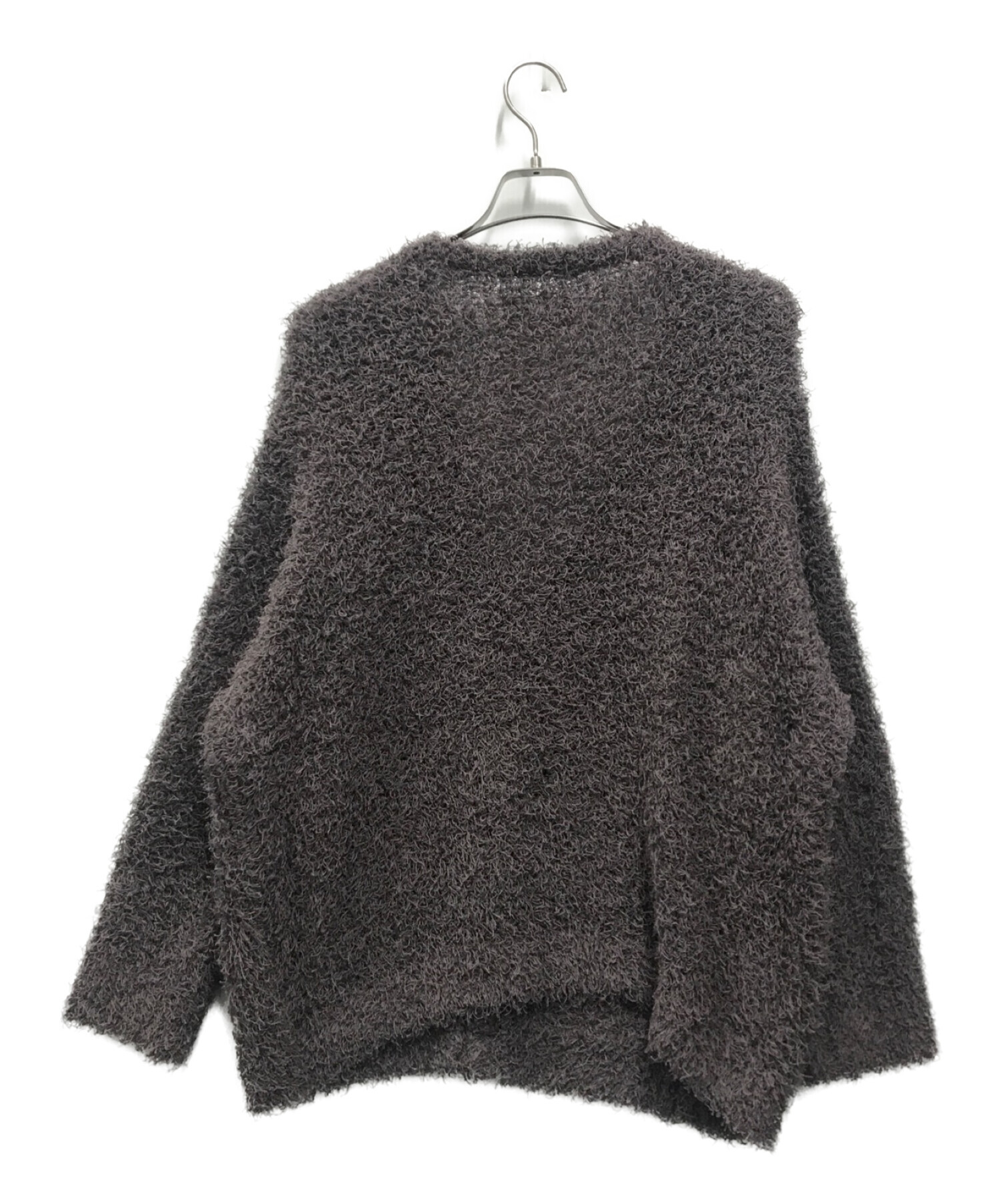 中古・古着通販】YOKE (ヨーク) BUSHY COTTON CARDIGAN パープル