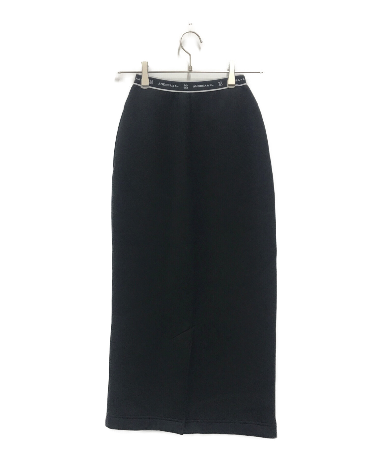 ANDREA&Co (アンドレアアンドコー) MA-1 LOGO SKIRT ブラック サイズ:S